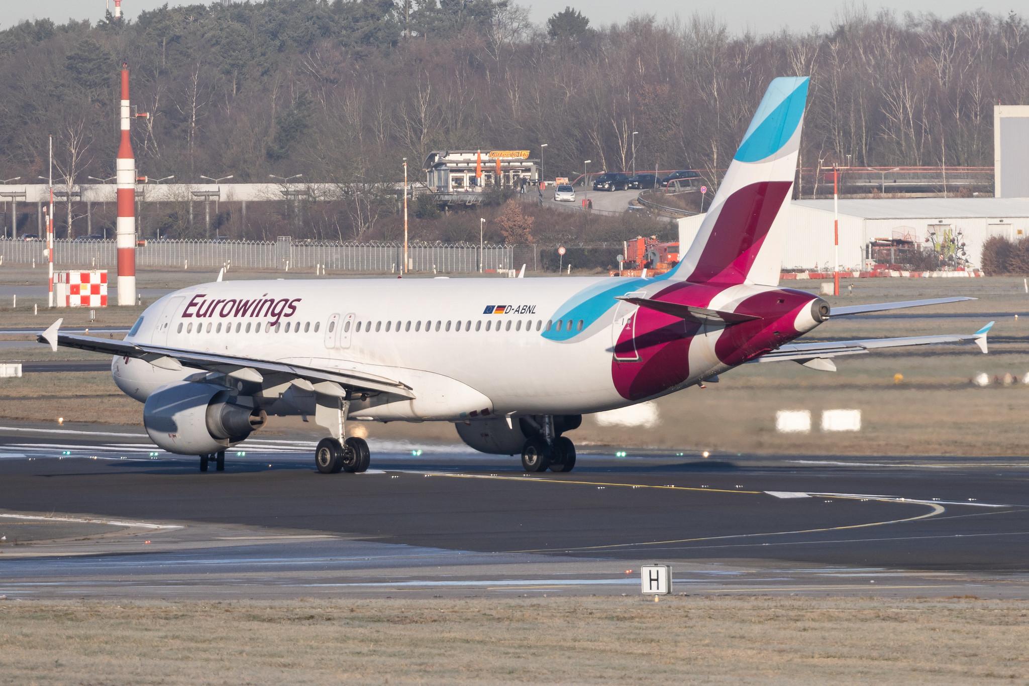 Hamburg Airport: Eurowings (EW / EWG) |  Airbus A320-214 A320 | D-ABNL | MSN 1852