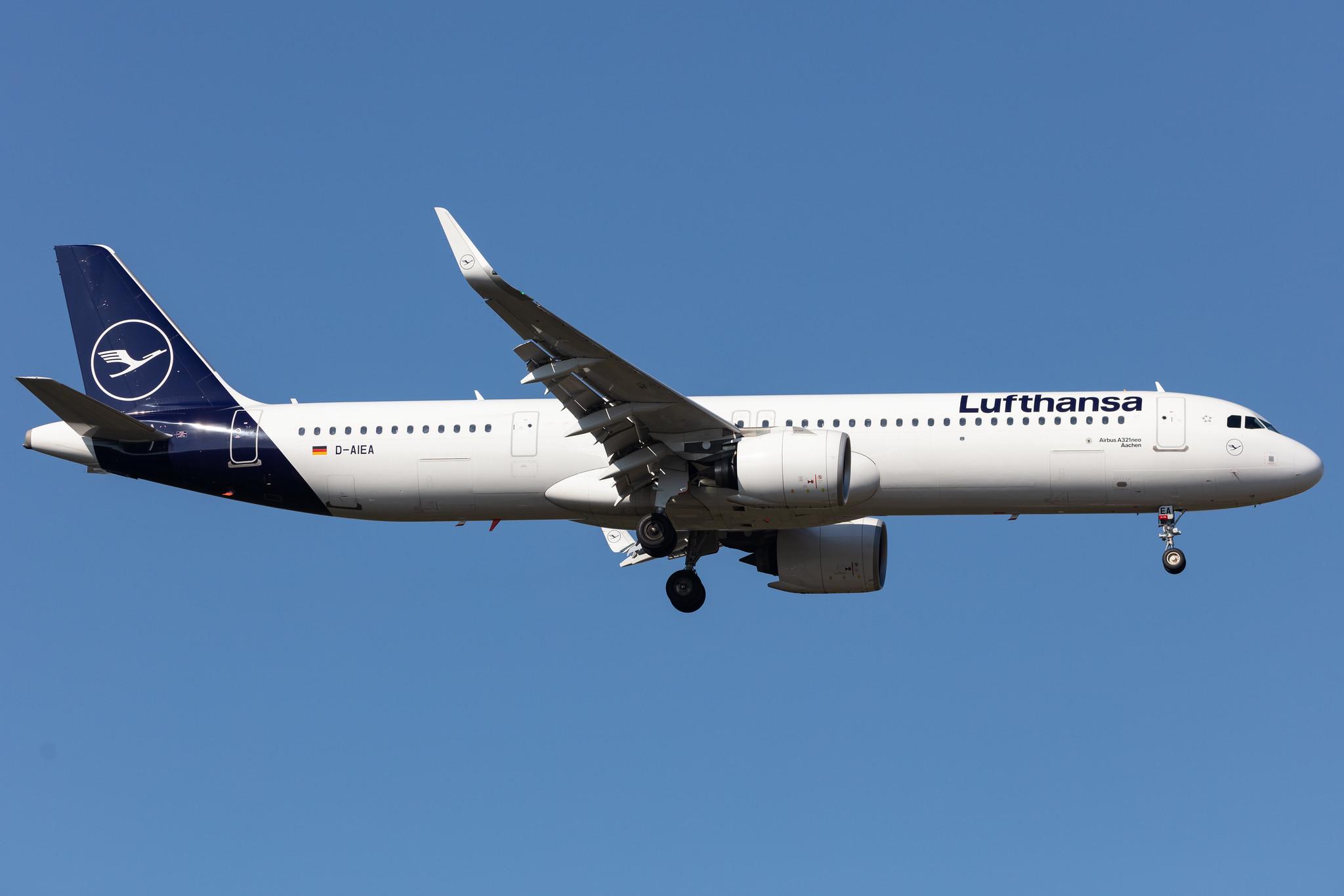 Frankfurt Airport: Lufthansa (LH / DLH) |  Airbus A321-271NX A21N | D-AIEA | MSN 8761