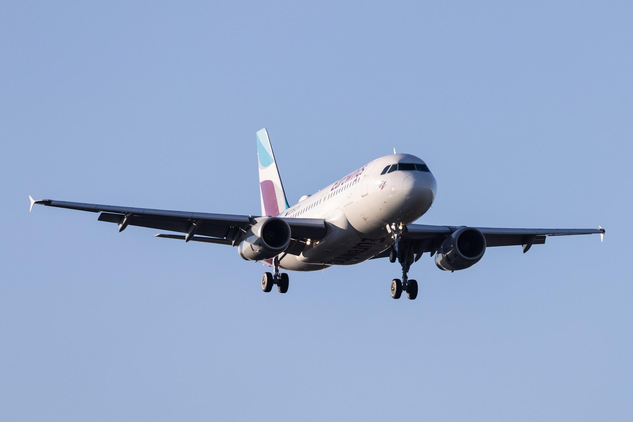 Hamburg Airport: Eurowings (EW / EWG) | Operator: Eurowings Europe |  Airbus A319-132 A319 | OE-LYV | MSN 5043