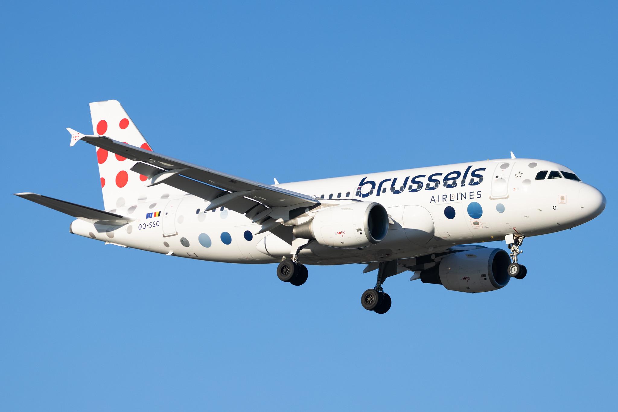 Hamburg Airport: Brussels Airlines (SN / BEL) |  Airbus A319-111 A319 | OO-SSO | MSN 2287
