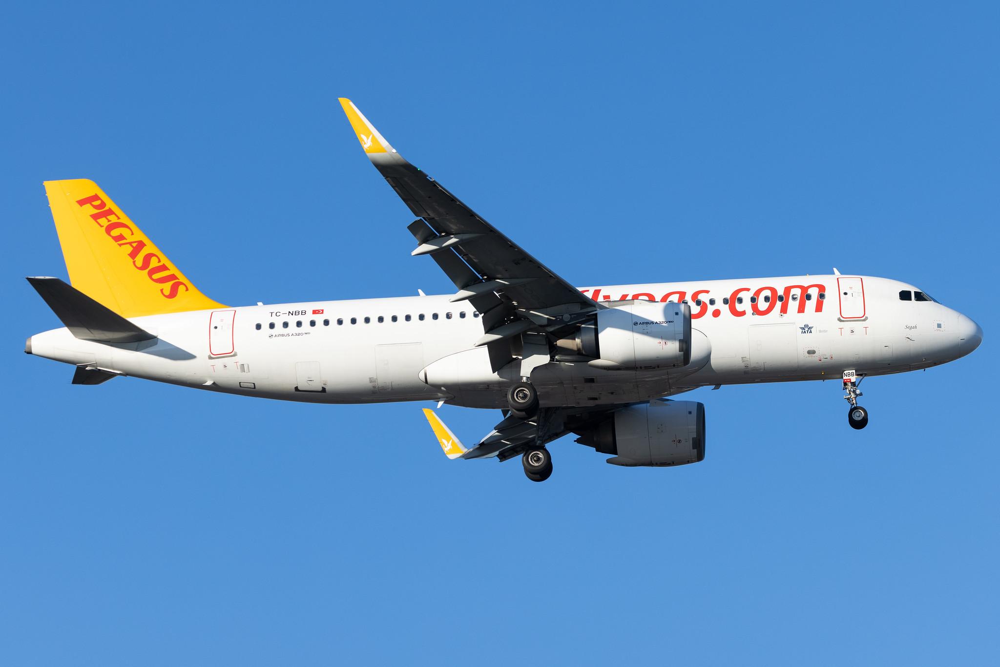 Hamburg Airport: Pegasus (PC / PGT) | Operator: Pegasus Airlines |  Airbus A320-251N A20N | TC-NBB | MSN 07147