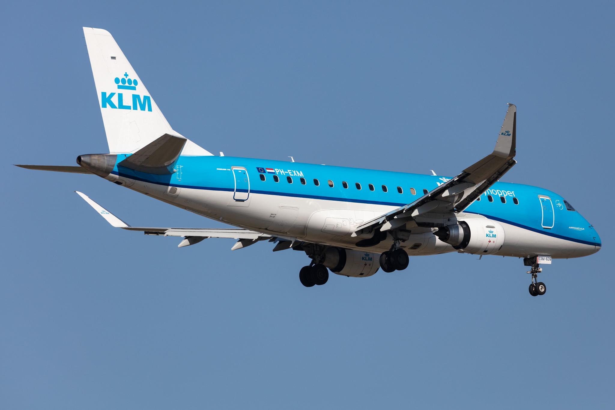 Frankfurt Airport: KLM (KL / KLM) | Operator: KLM Cityhopper |  Embraer E175STD E75L | PH-EXM | MSN 17000639