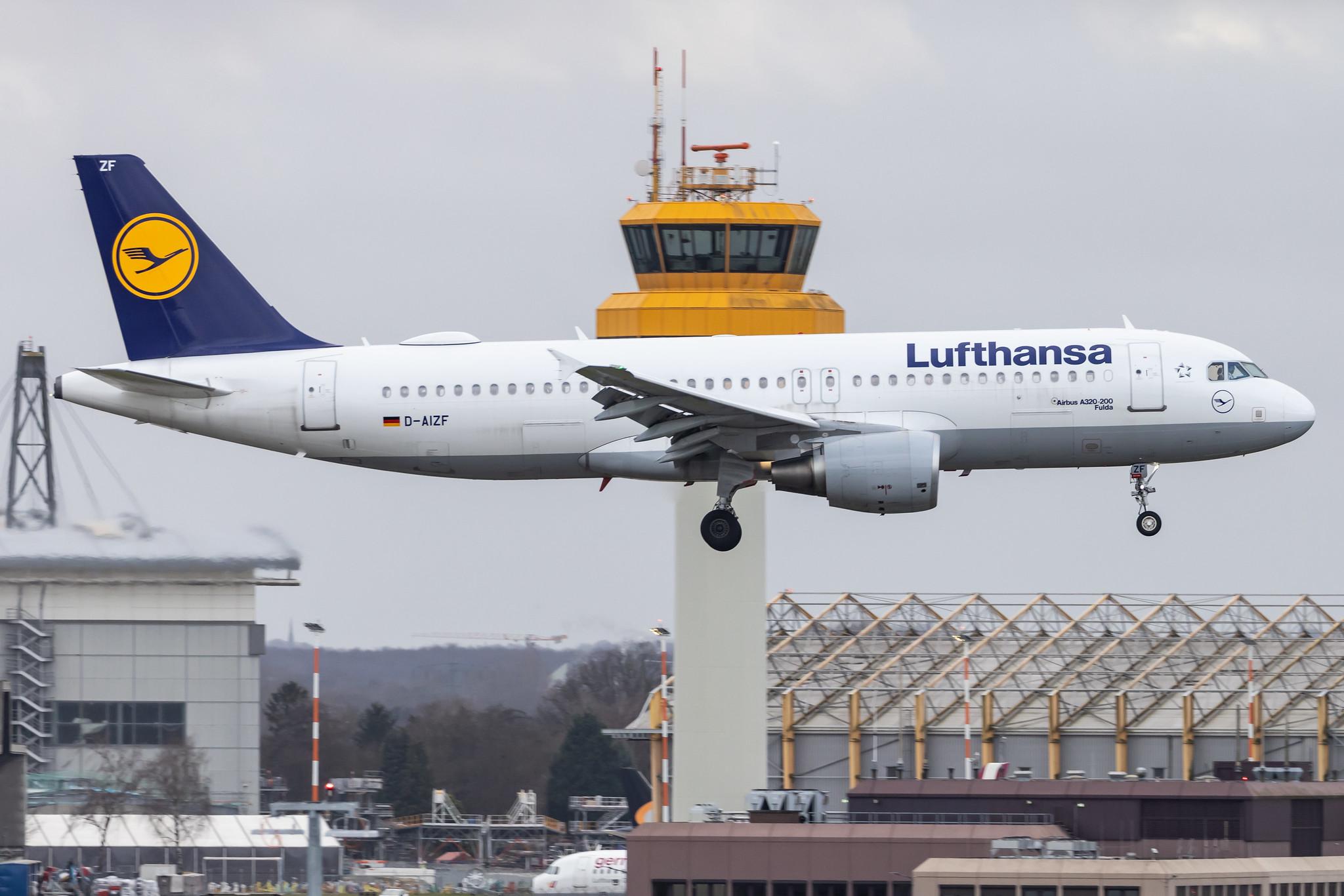Hamburg Airport: Lufthansa (LH / DLH) |  Airbus A320-214 A320 | D-AIZF | MSN 4289