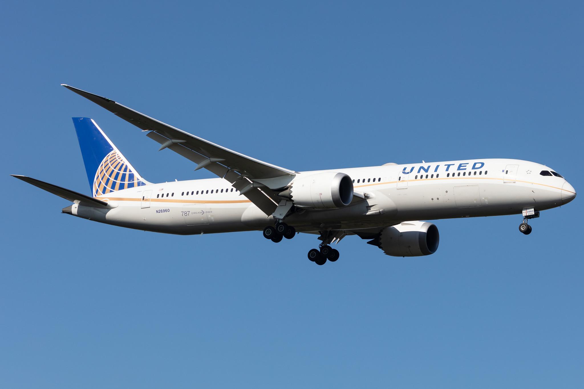 Frankfurt Airport: United Airlines (UA / UAL) |  Boeing 787-9 Dreamliner B789 | N26960 | MSN 36408