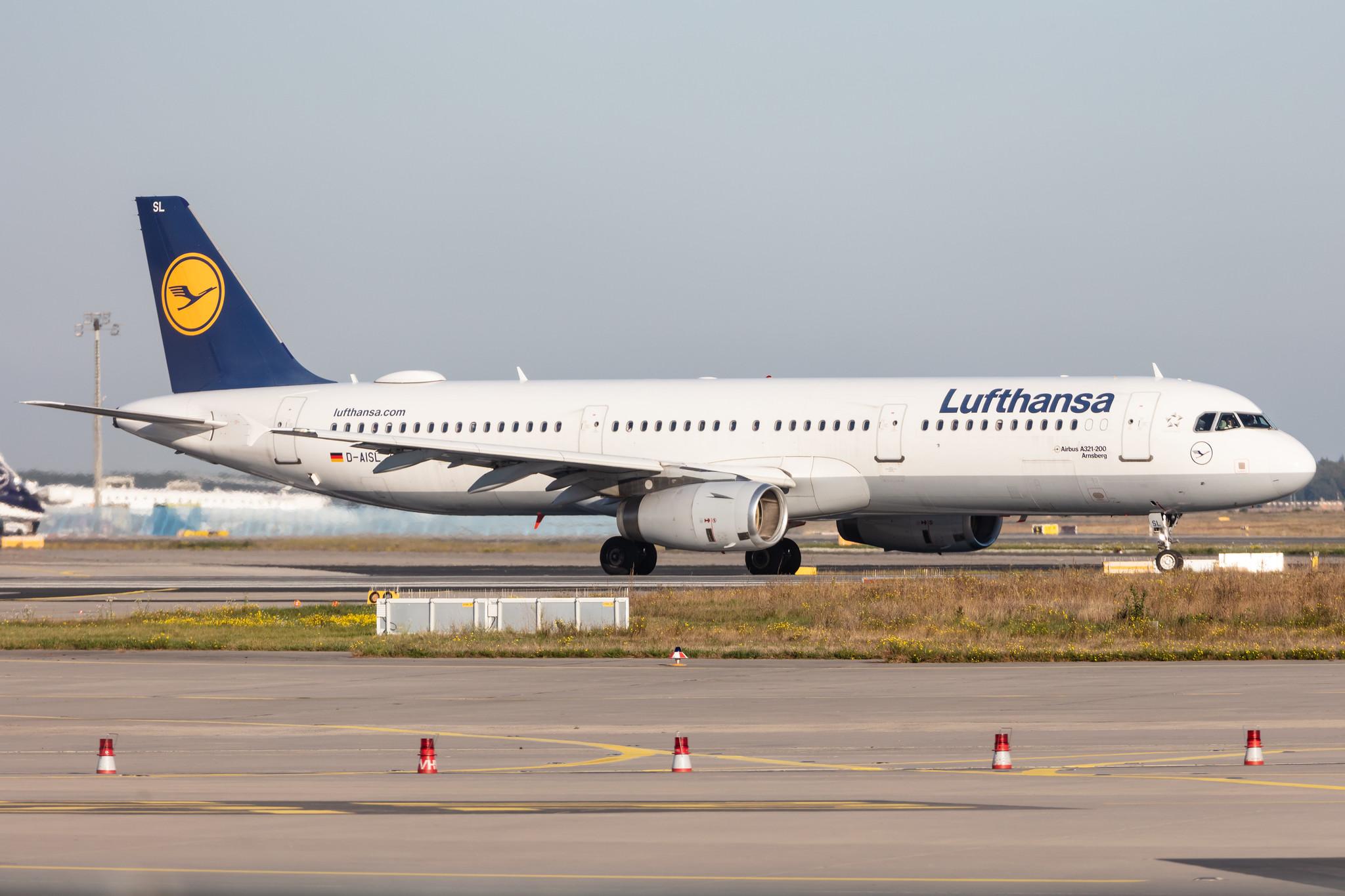 Frankfurt Airport: Lufthansa (LH / DLH) |  Airbus A321-231 A321 | D-AISL | MSN 3434