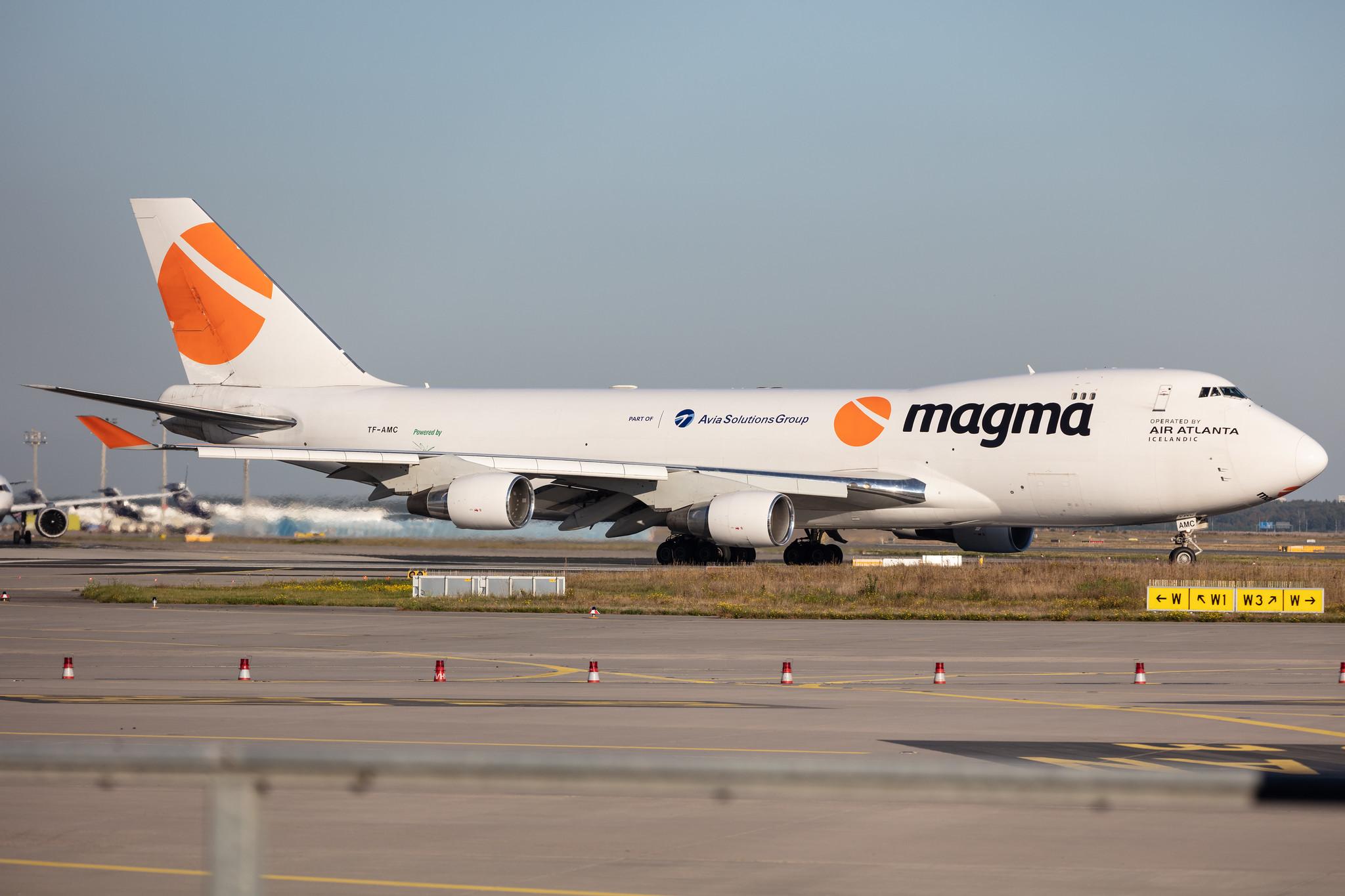 Frankfurt Airport: Magma Aviation (CC / ABD) | Operator: Air Atlanta Icelandic |  Boeing 747-412F B744 | TF-AMC | MSN 26563
