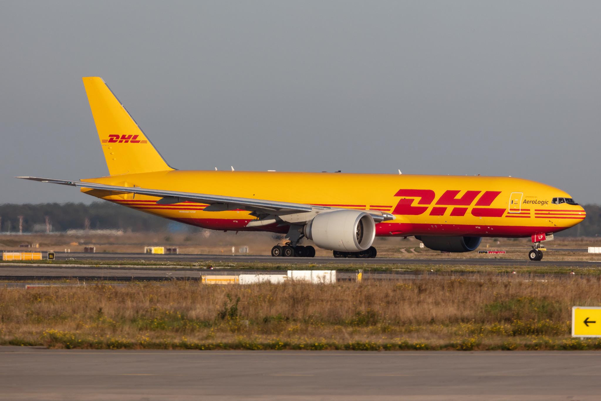 Frankfurt Airport: DHL (D0 / DHK) | Operator: AeroLogic |  Boeing 777-F B77L | D-AALP | MSN 66086