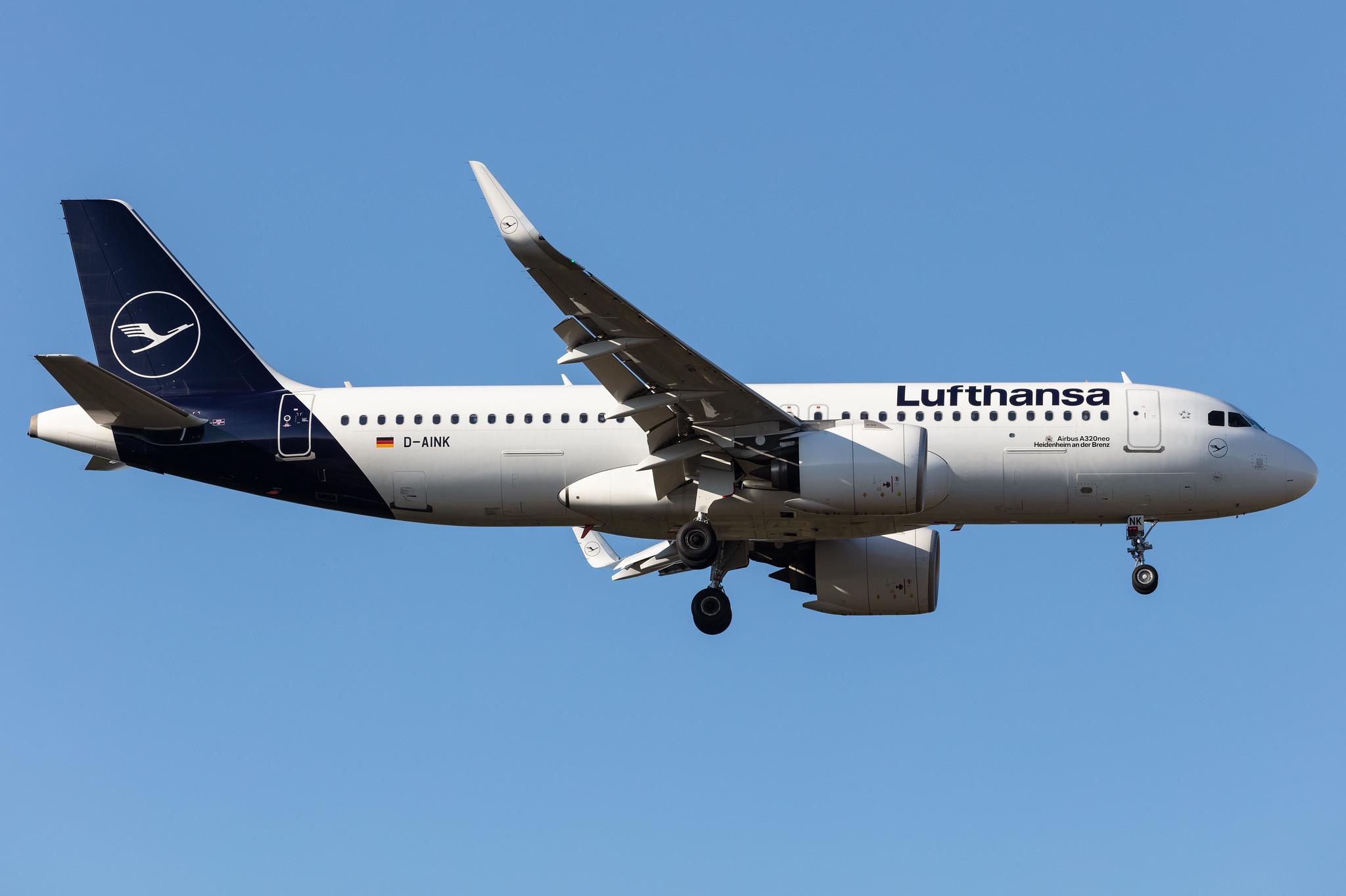 Frankfurt Airport: Lufthansa (LH / DLH) |  Airbus A320-271N A20N | D-AINL | MSN 8383
