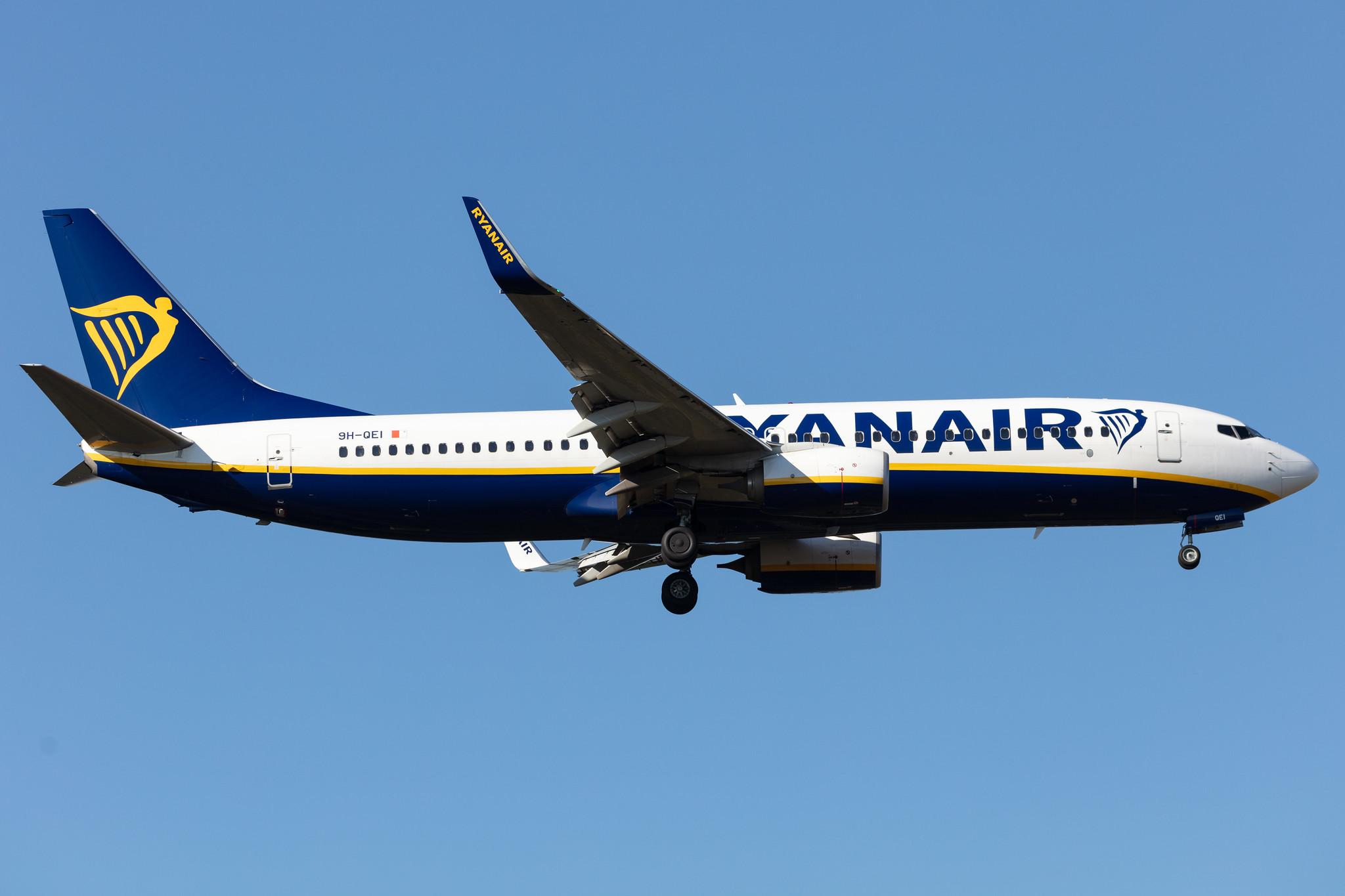 Frankfurt Airport: Ryanair (FR / RYR) | Operator: Malta Air |  Boeing 737-8AS B738 | 9H-QEI | MSN 44828