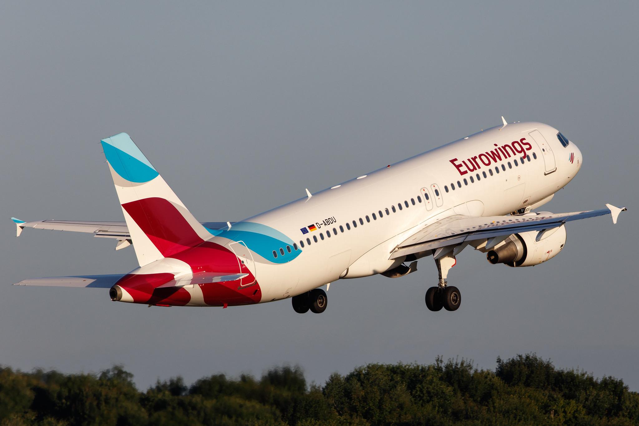 Hamburg Airport: Eurowings (EW / EWG) |  Airbus A320-214 A320 | D-ABDU | MSN 3516