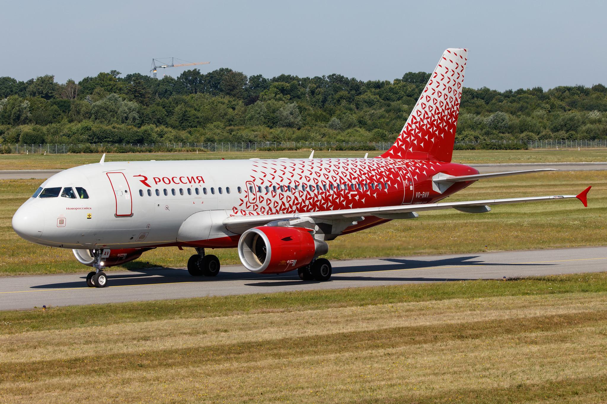 Hamburg Airport: Rossiya (FV / SDM) |  Airbus A319-111 A319 | VQ-BAV | MSN 01743