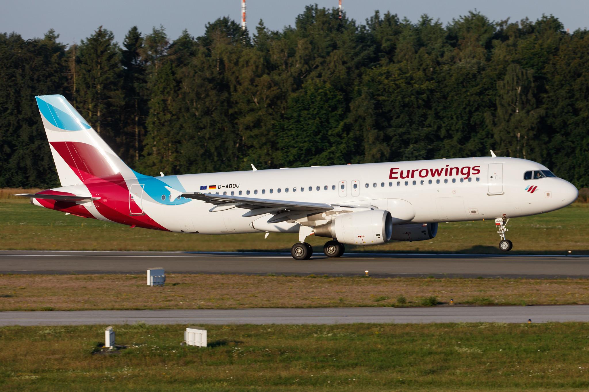 Hamburg Airport: Eurowings (EW / EWG) |  Airbus A320-214 A320 | D-ABDU | MSN 3516
