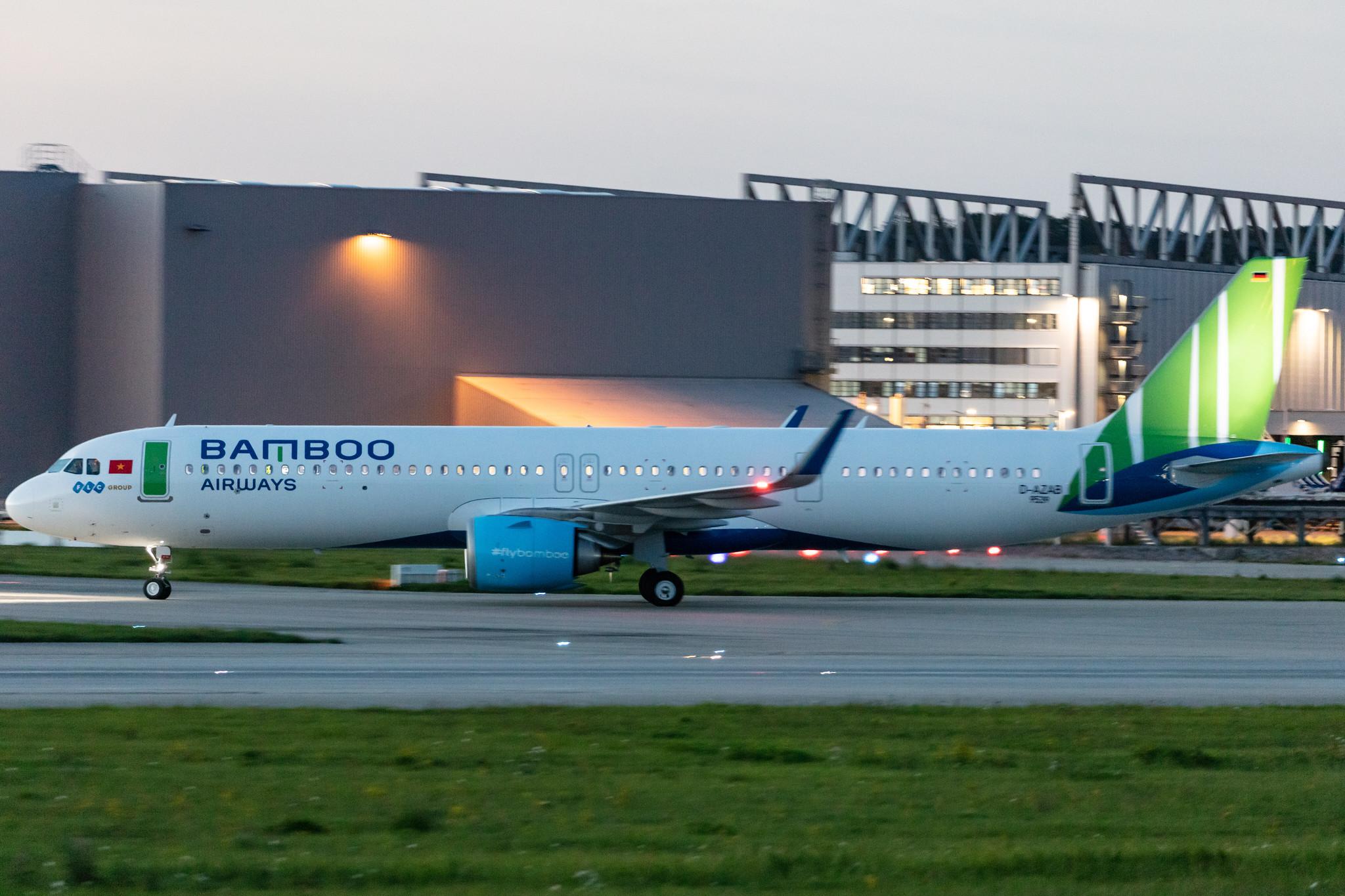 Hamburg Finkenwerder: Bamboo Airways (QH / BAV) |  Airbus A321-251NX A21N | D-AZAB (VN-A222) | MSN 9539