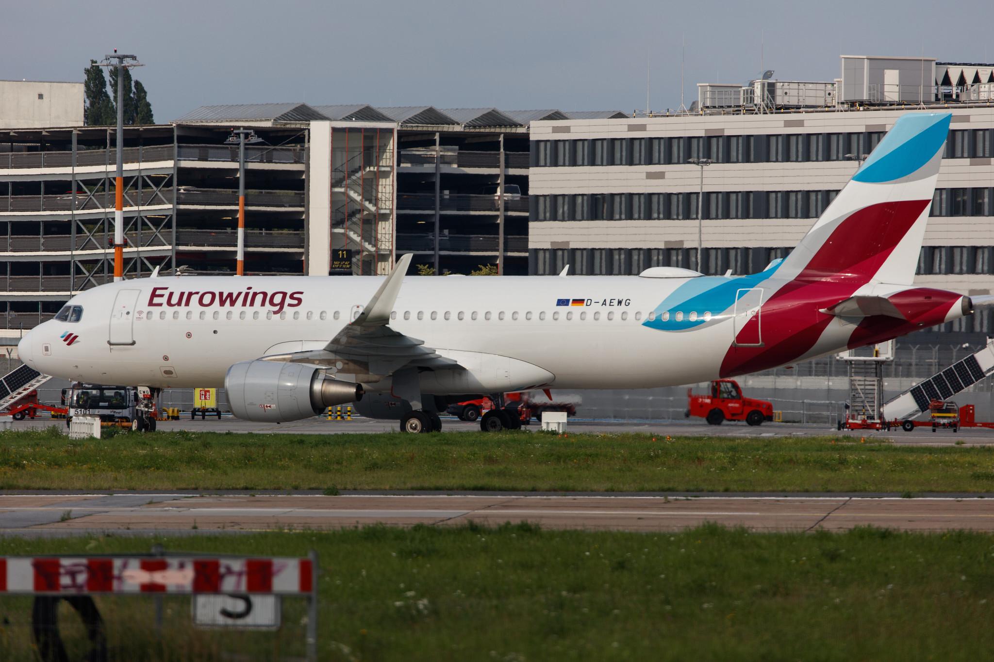 Hamburg Airport: Eurowings (EW / EWG) |  Airbus A320-214 A320 | D-AEWG | MSN 7121