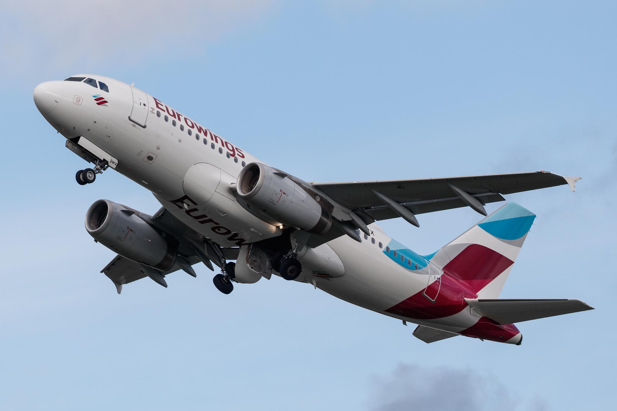 Hamburg Airport: Eurowings (EW / EWG) |  Airbus A319-132 A319 | D-AGWX | MSN 5569