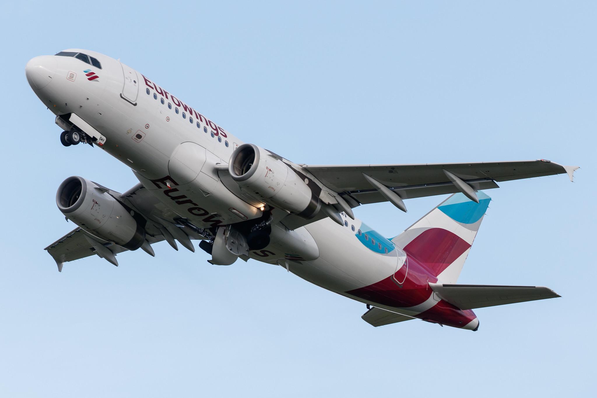 Hamburg Airport: Eurowings (EW / EWG) |  Airbus A319-132 A319 | D-AGWV | MSN 5467