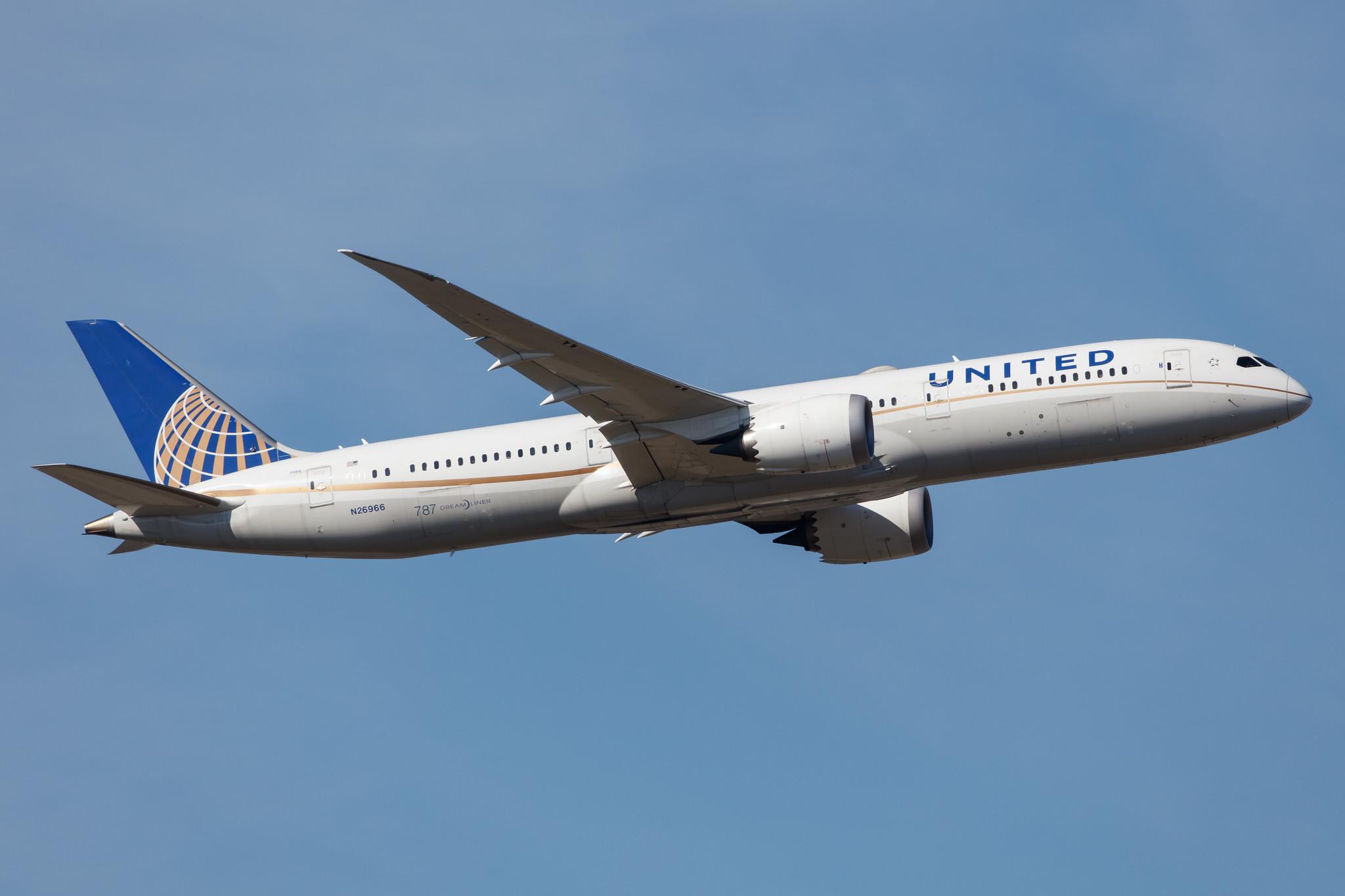 Frankfurt Airport: United Airlines (UA / UAL) |  Boeing 787-9 Dreamliner B789 | N26966 | MSN 60143