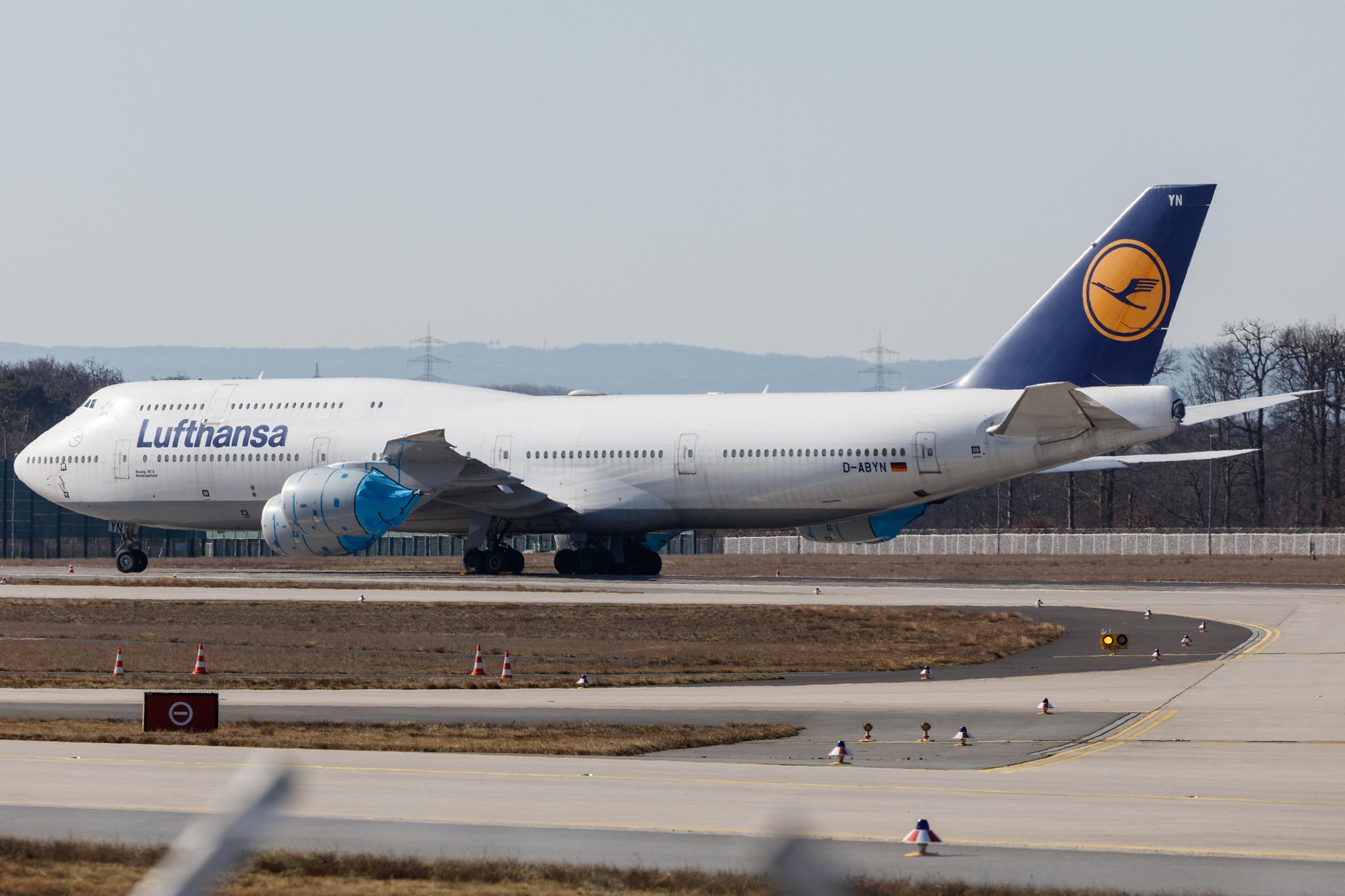 Frankfurt Airport: Lufthansa (LH / DLH) |  Boeing 747-830 B748 | D-ABYN | MSN 37838