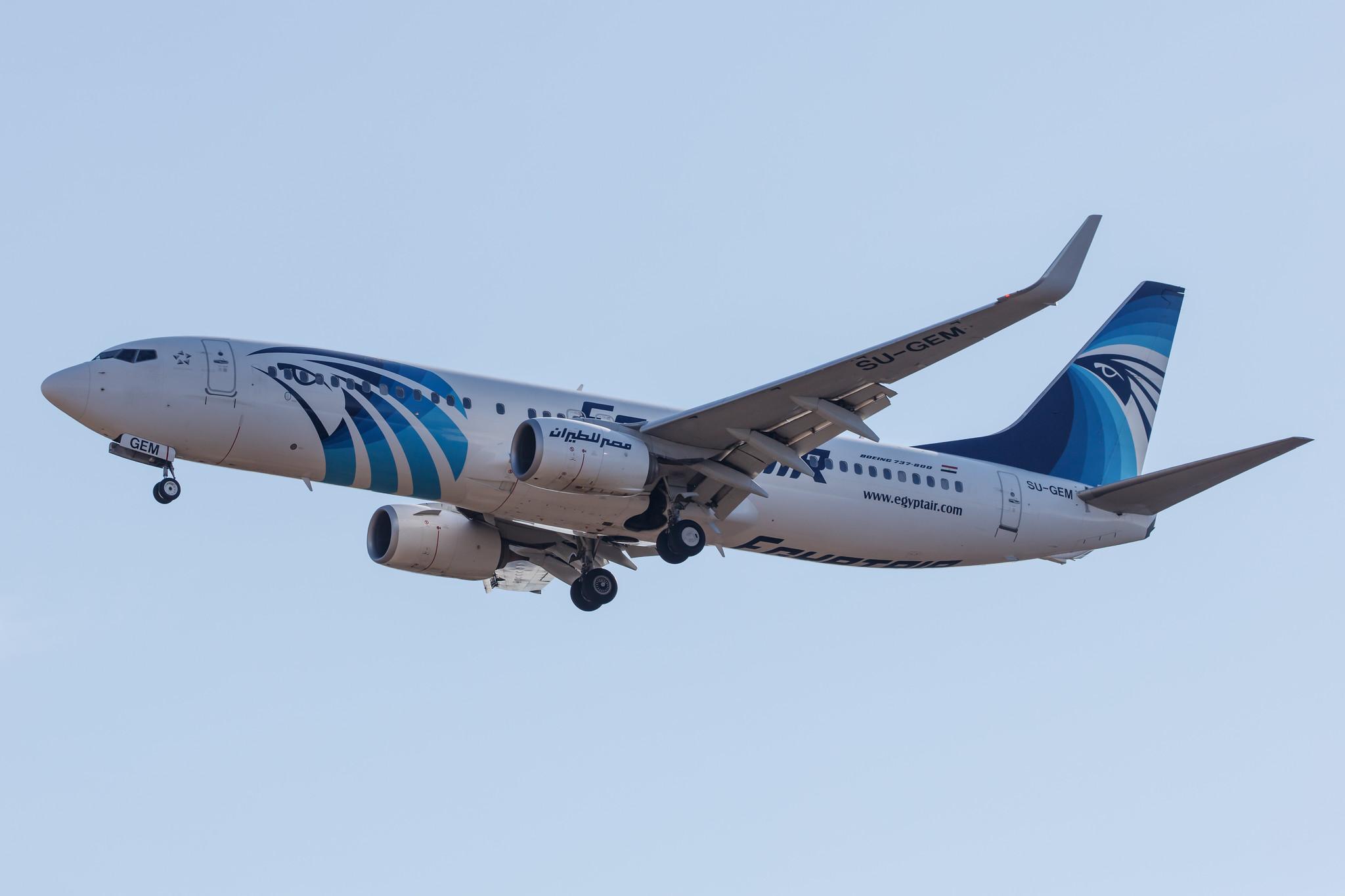 Frankfurt Airport: EgyptAir (MS / MSR) |  Boeing 737-866 B738 | SU-GEM | MSN 63805
