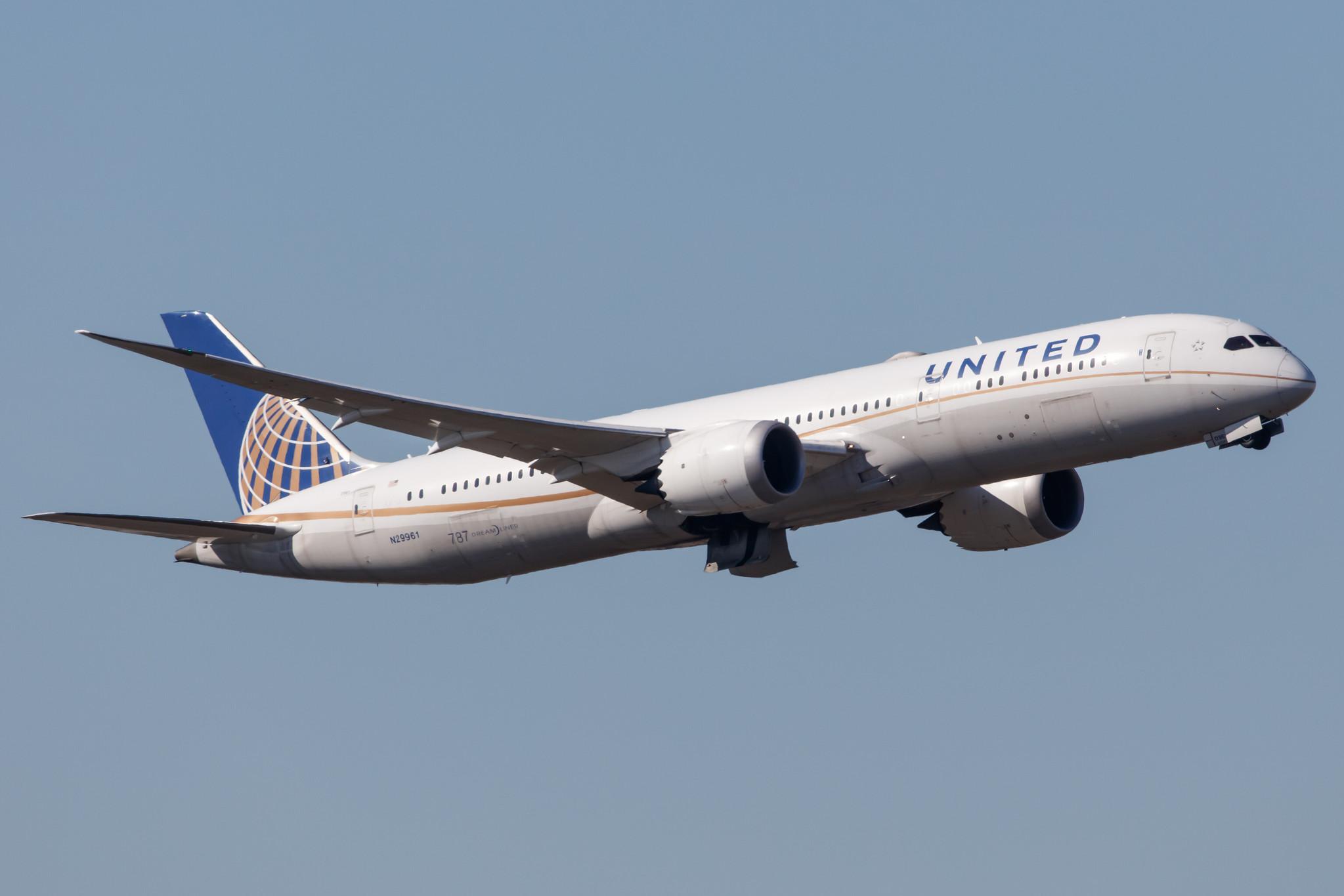 Frankfurt Airport: United Airlines (UA / UAL) |  Boeing 787-9 Dreamliner B789 | N29961 | MSN 37811