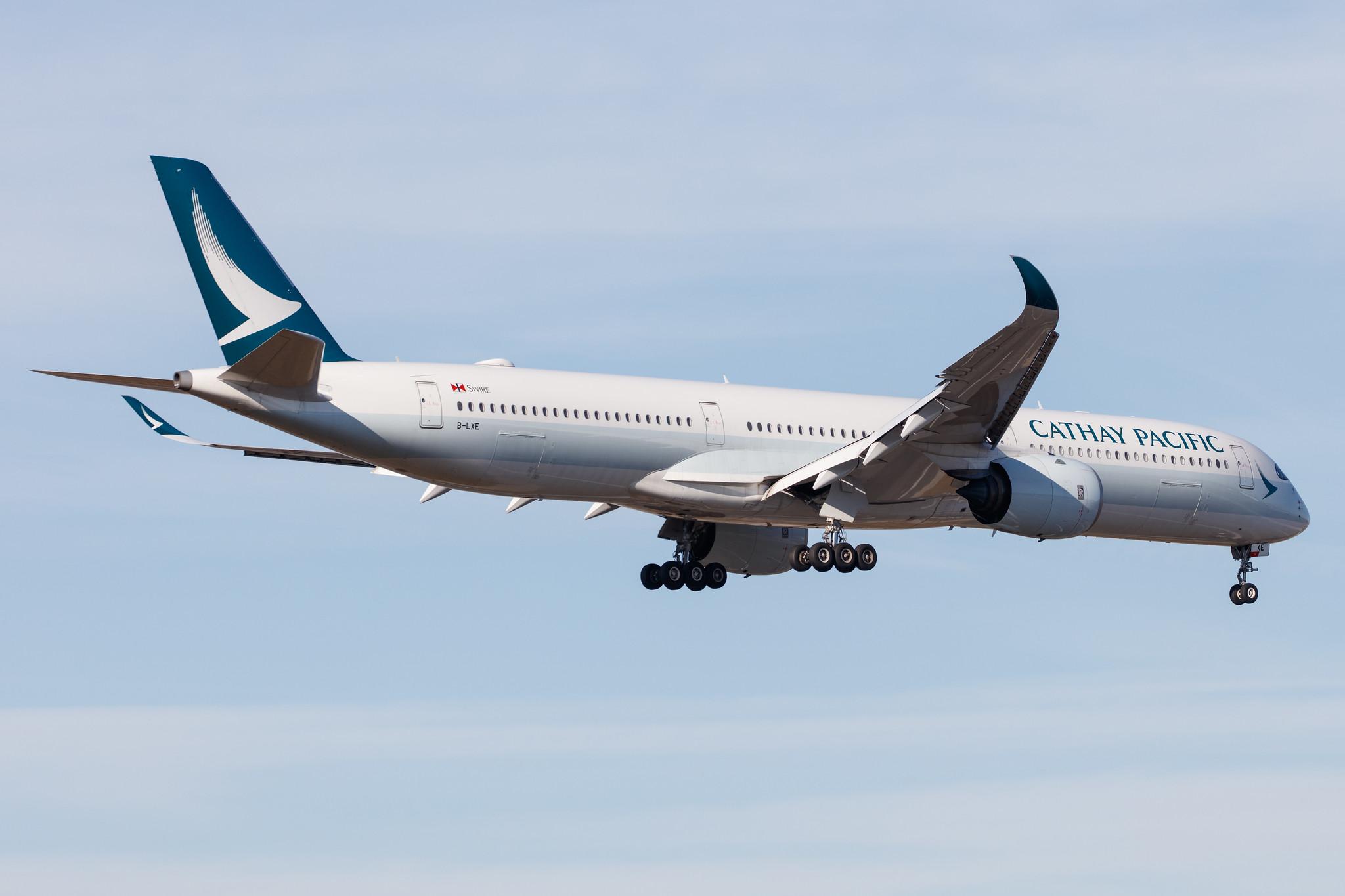 Frankfurt Airport: Cathay Pacific (CX / CPA) |  Airbus A350-1041 A35K | B-LXE | MSN 225