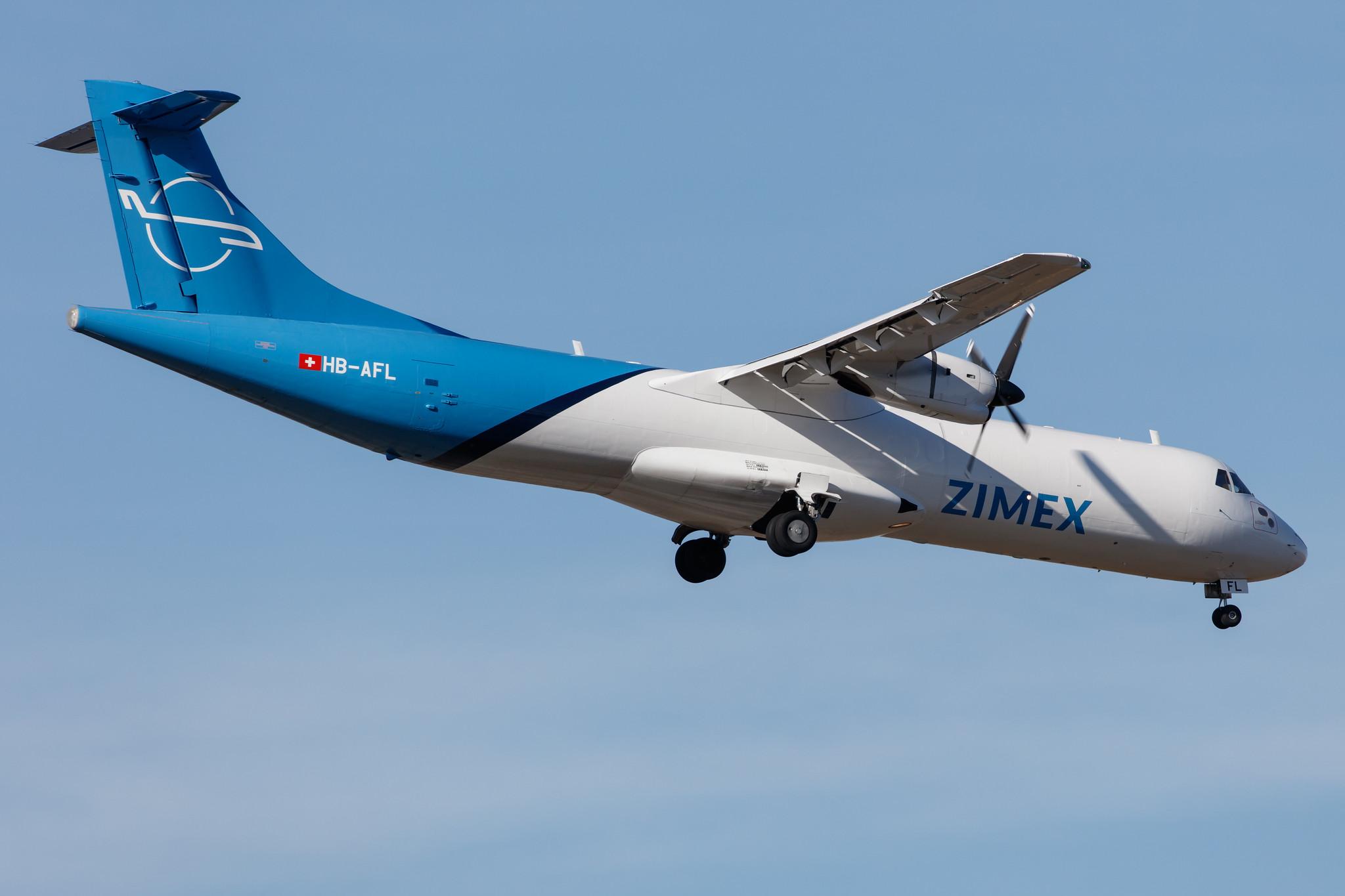 Frankfurt Airport: Zimex Aviation (XM / IMX) |  ATR 72-202(F) AT72 | HB-AFL | MSN 0222