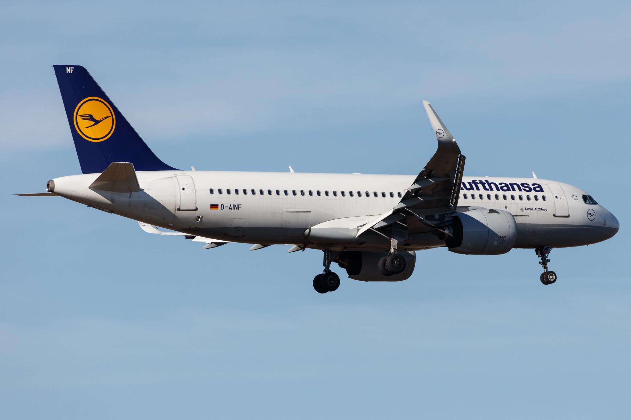 Frankfurt Airport: Lufthansa (LH / DLH) |  Airbus A320-271N A20N | D-AINF | MSN 7577