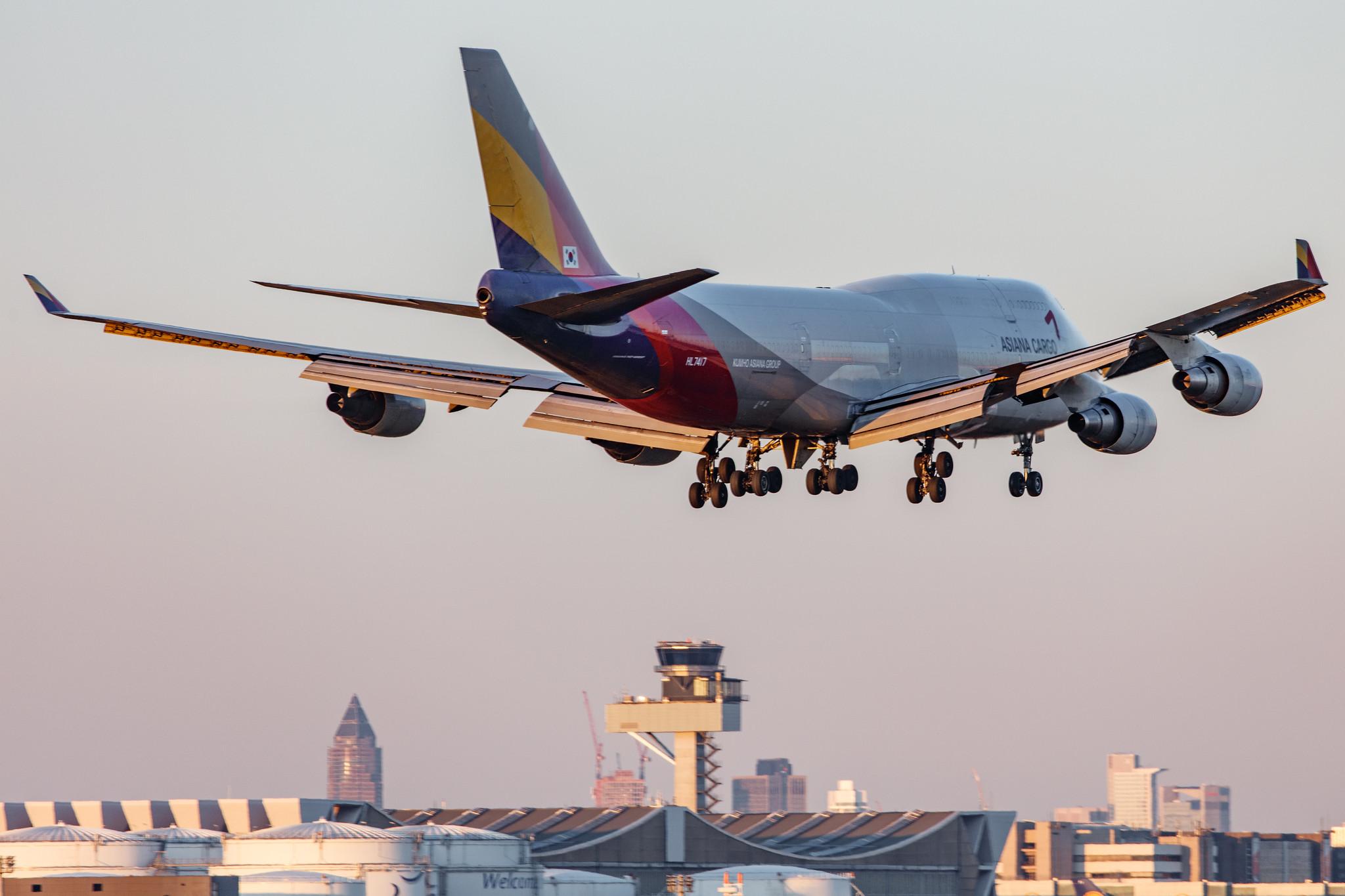 Frankfurt Airport: Asiana Cargo (OZ / AAR) | Operator: Asiana Airlines |  Boeing 747-48E(BDSF) B744 | HL7417 | MSN 25779