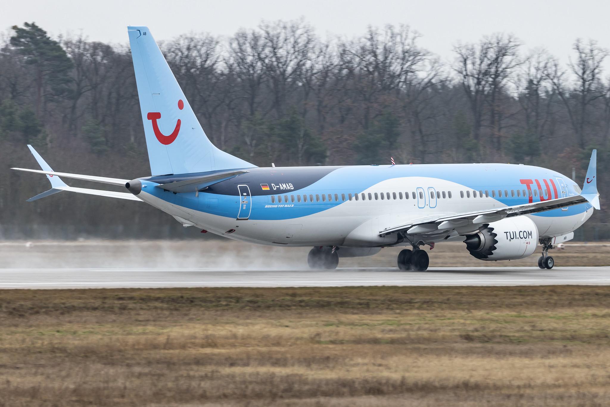 Frankfurt Airport: TUI (X3 / TUI) | Operator: TUI fly |  Boeing 737 MAX 8 B38M | D-AMAB | MSN 44603