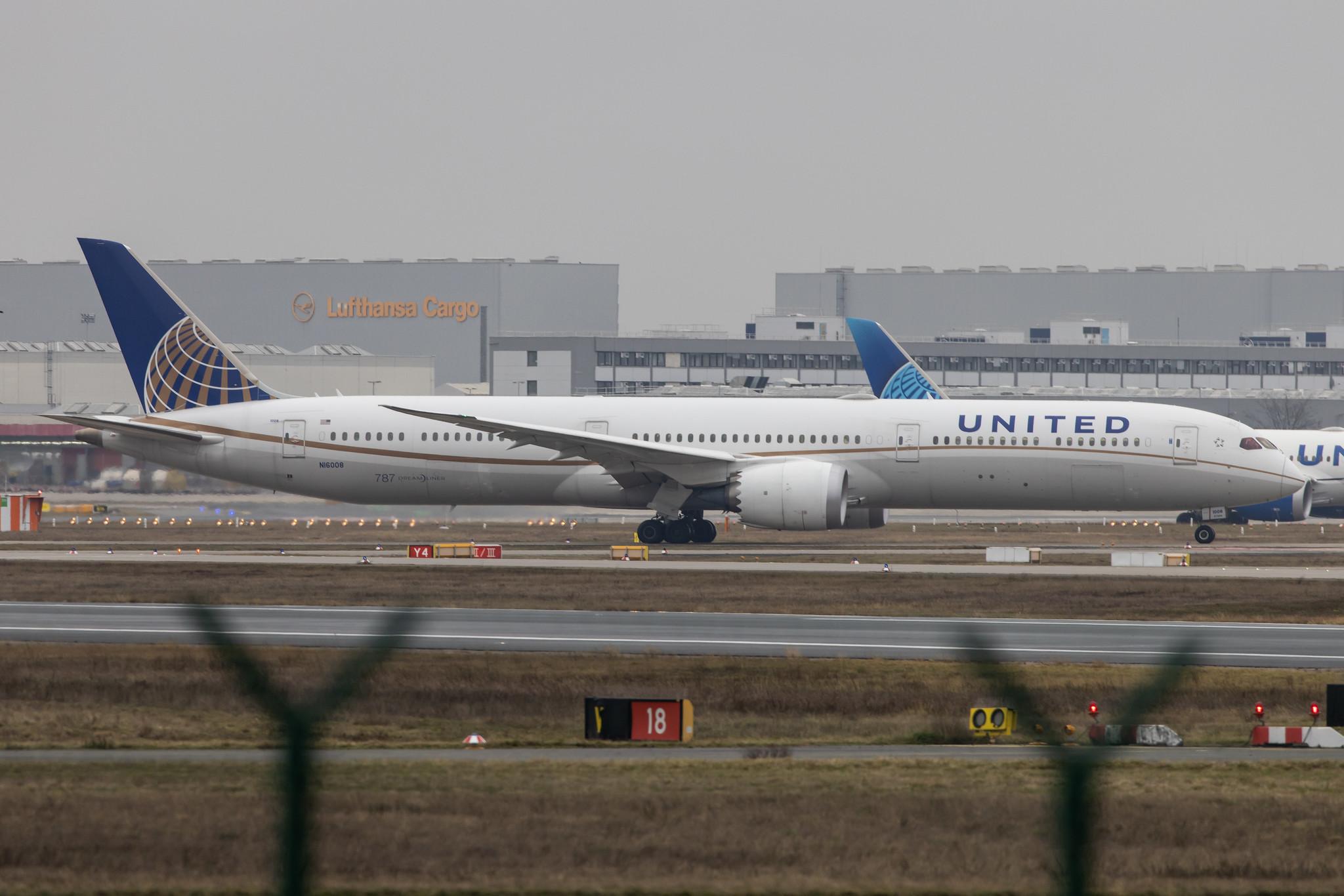Frankfurt Airport: United Airlines (UA / UAL) |  Boeing 787-10 Dreamliner B78X | N16008 | MSN 60138