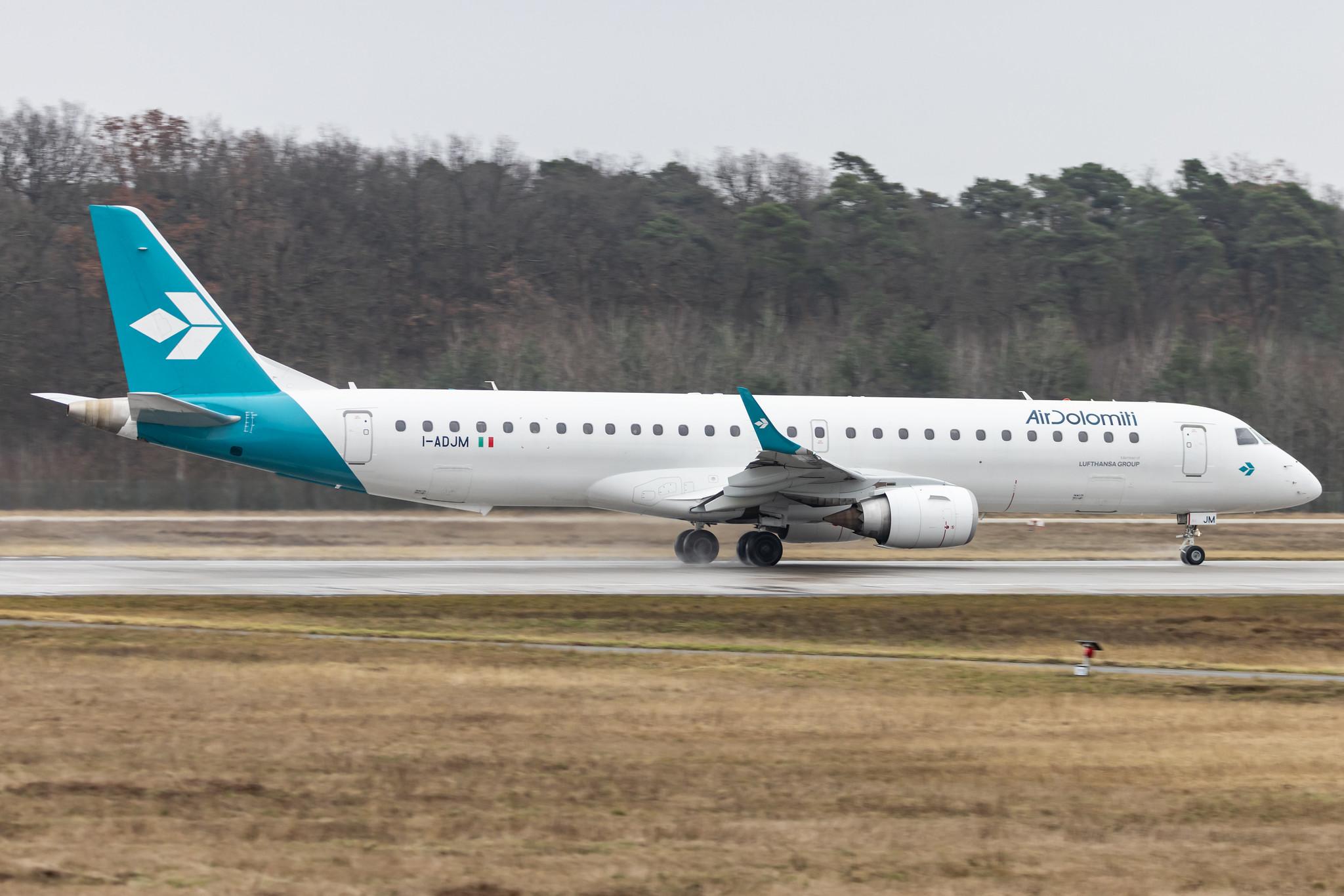 Frankfurt Airport: Air Dolomiti (EN / DLA) |  Embraer E195LR E195 | I-ADJM | MSN 19000258