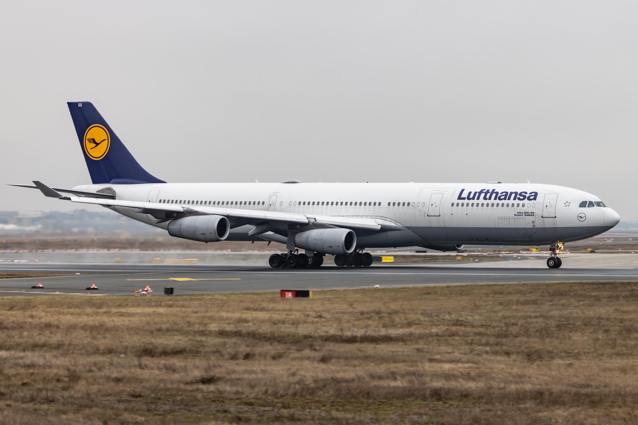 Frankfurt Airport: Lufthansa (LH / DLH) |  Airbus A340-313 A343 | D-AIGS | MSN 0297