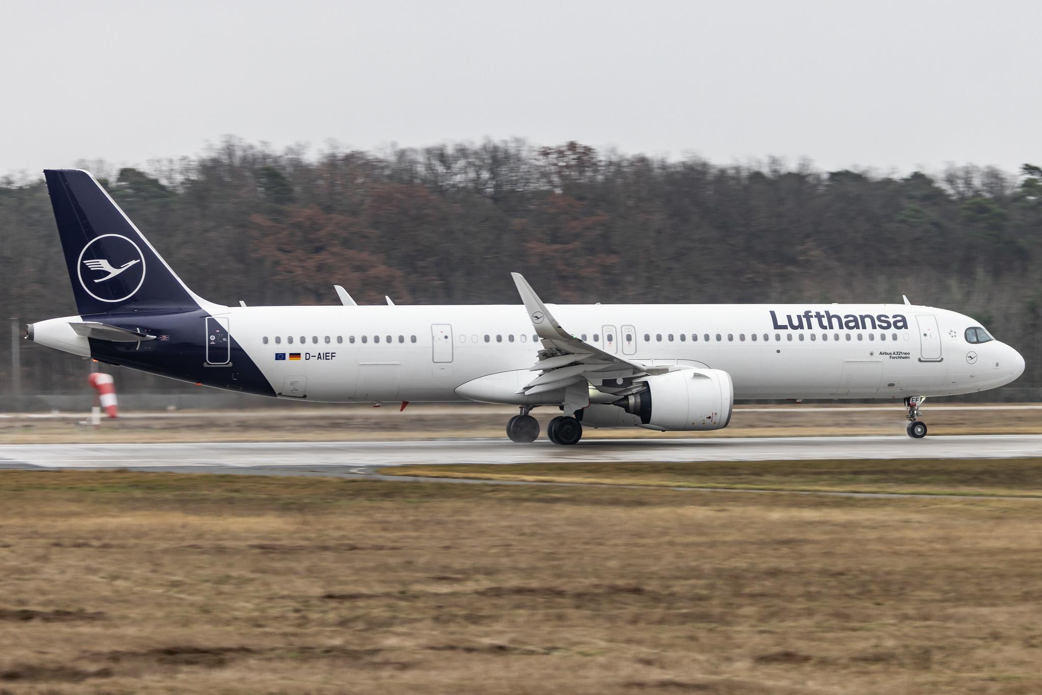Frankfurt Airport: Lufthansa (LH / DLH) |  Airbus A321-271NX A21N | D-AIEF | MSN 10010