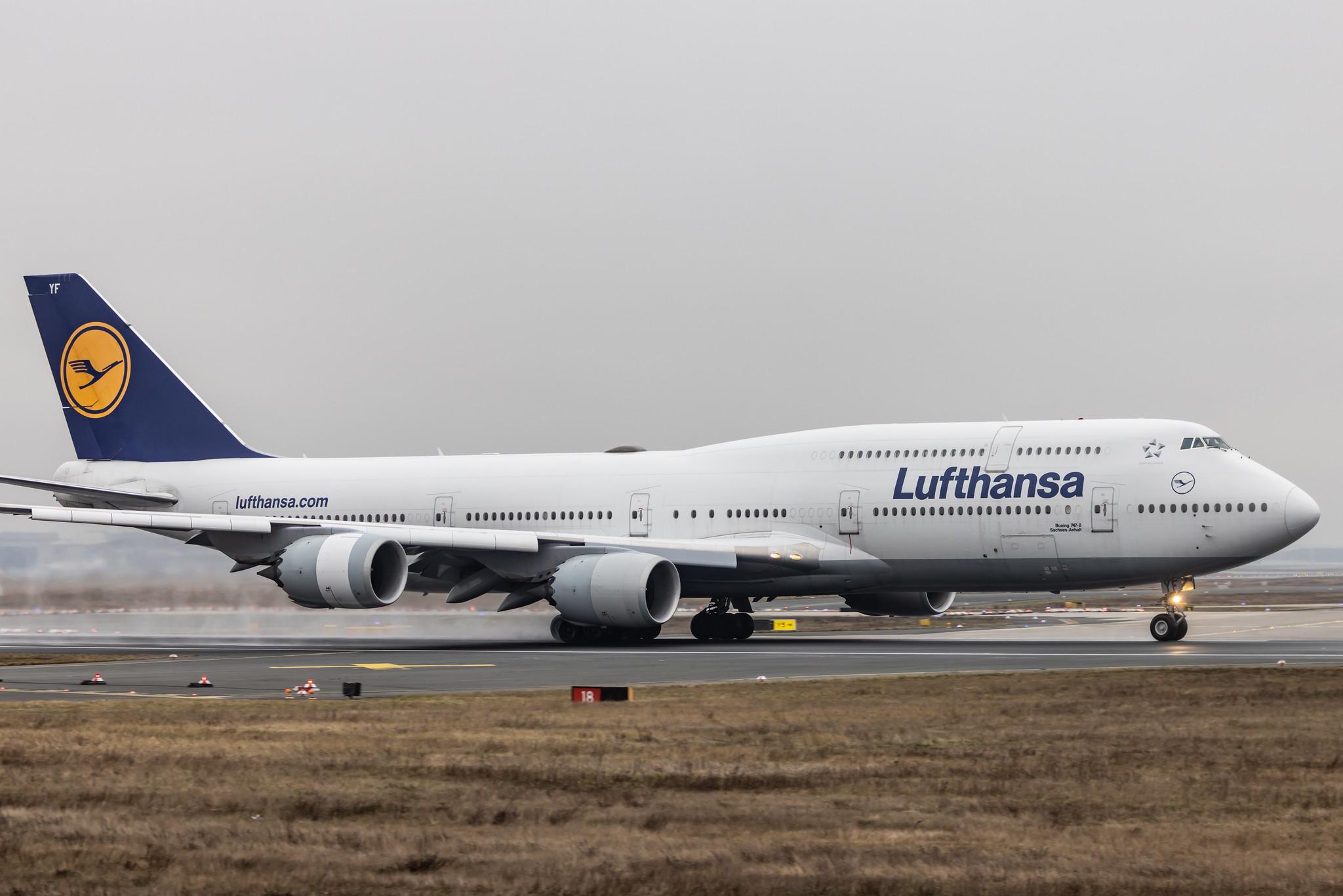 Frankfurt Airport: Lufthansa (LH / DLH) |  Boeing 747-830 B748 | D-ABYF | MSN 37830