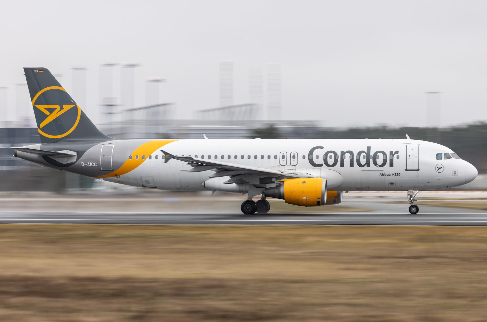 Frankfurt Airport: Condor (DE / CFG) |  Airbus A320-212 A320 | D-AICG | MSN 0957