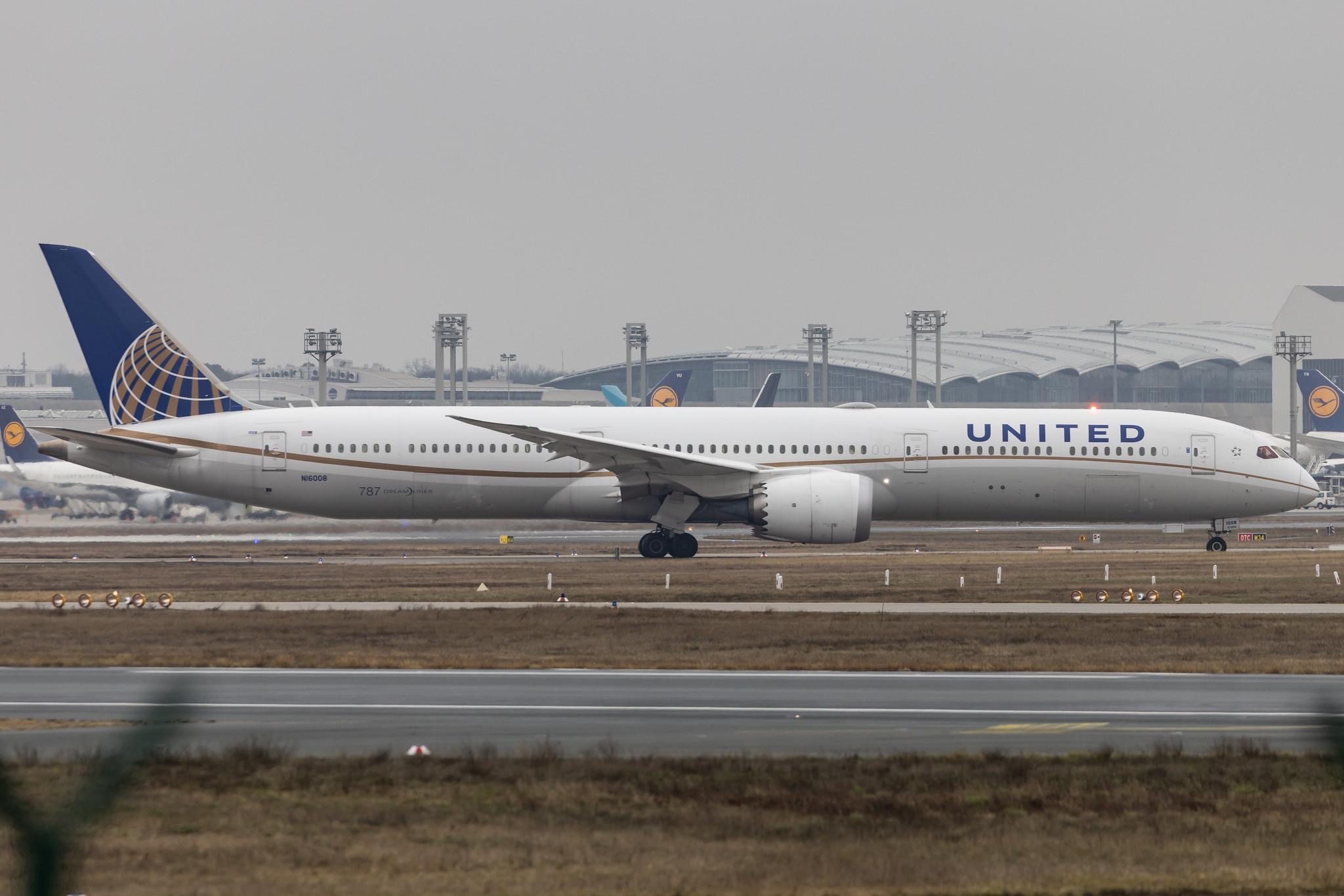 Frankfurt Airport: United Airlines (UA / UAL) |  Boeing 787-10 Dreamliner B78X | N16008 | MSN 60138