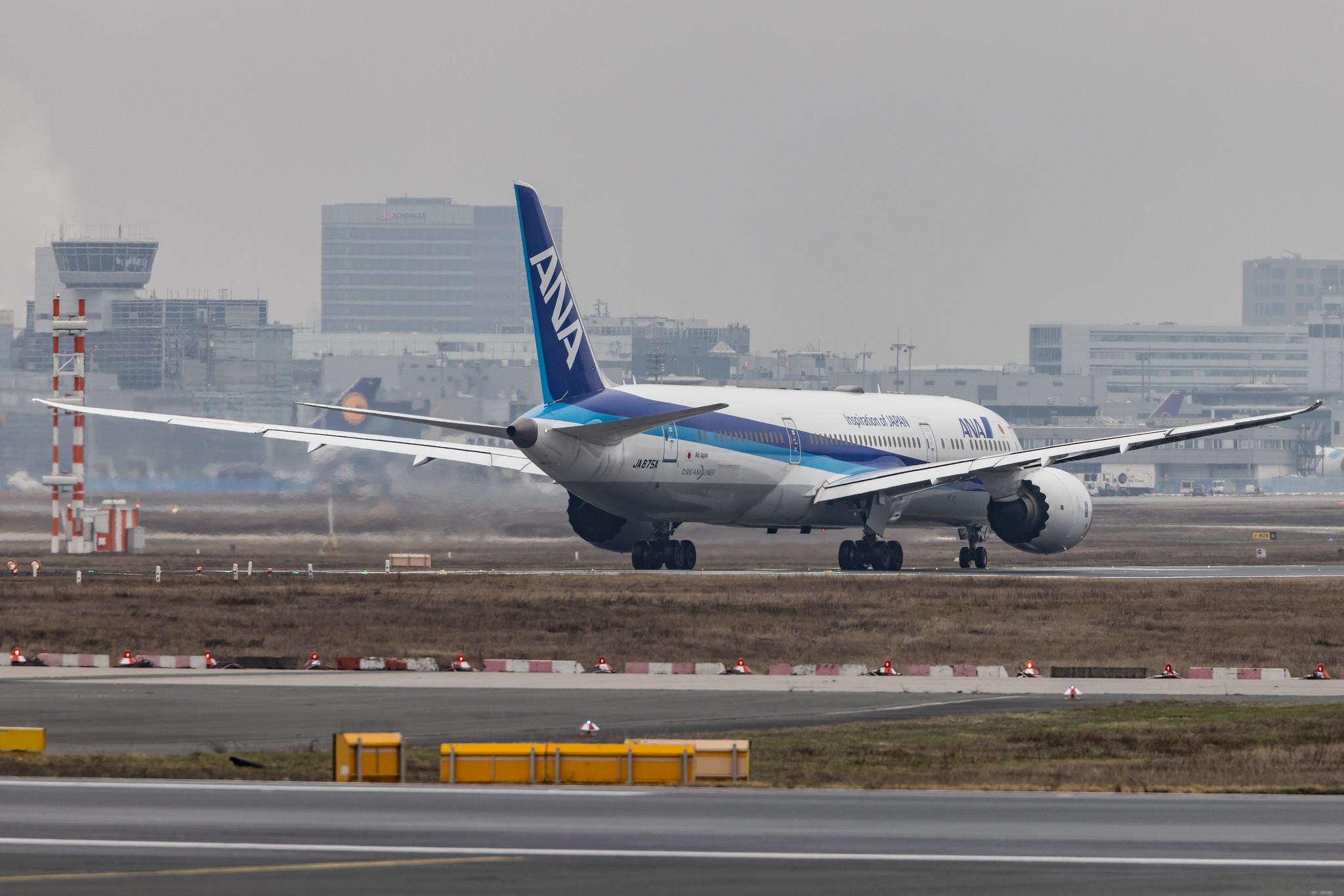 Frankfurt Airport: All Nippon Airways (NH / ANA) | Operator: Air Japan |  Boeing 787-9 Dreamliner B789 | JA875A | MSN 34531