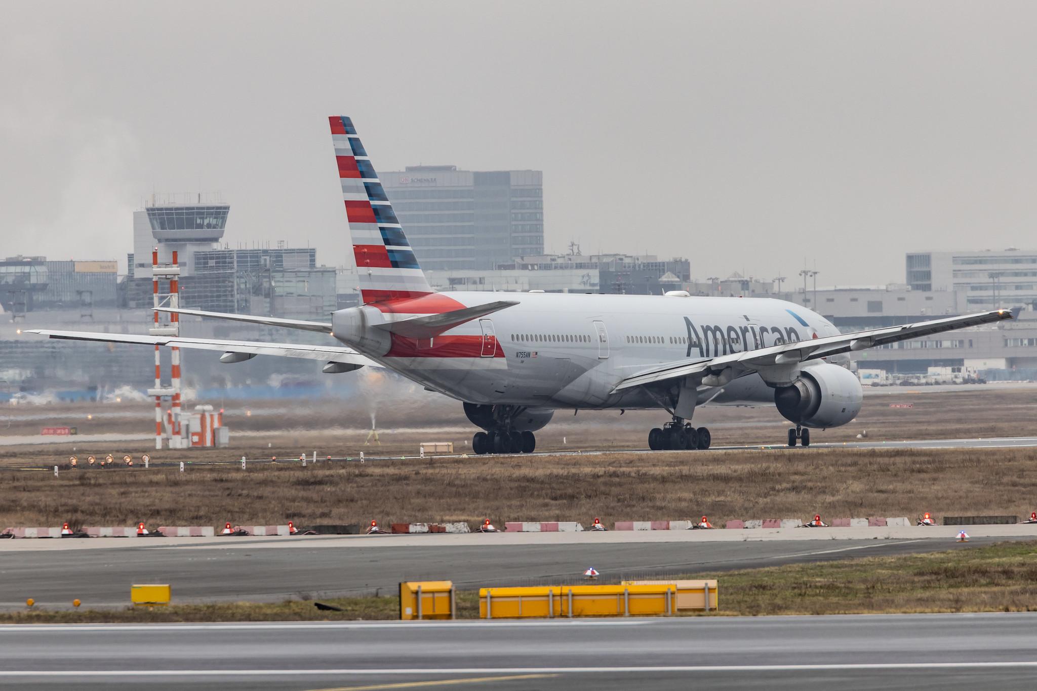 Frankfurt Airport: American Airlines (AA / AAL) |  Boeing 777-223(ER) B772 | N755AN | MSN 30263