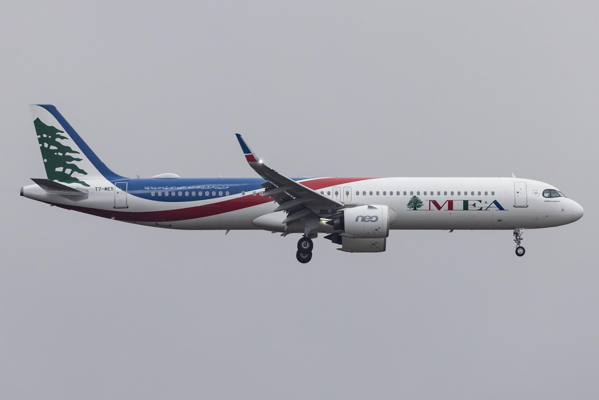 Frankfurt Airport: MEA (ME / MEA) |  Airbus A321-271NX A21N | T7-ME5 | MSN 10147
