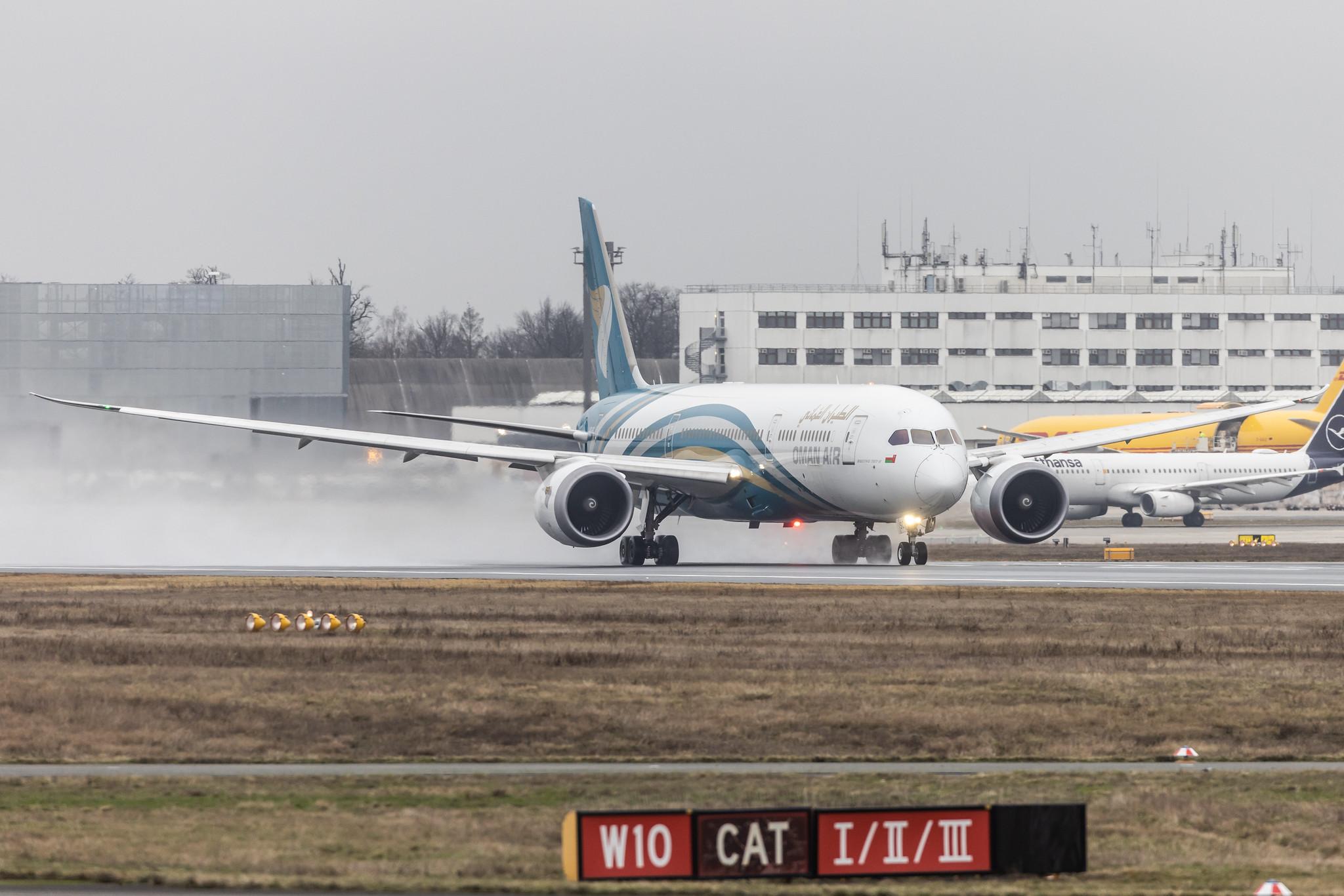 Frankfurt Airport: Oman Air (WY / OMA) |  Boeing 787-9 Dreamliner B789 | A4O-SC | MSN 37168