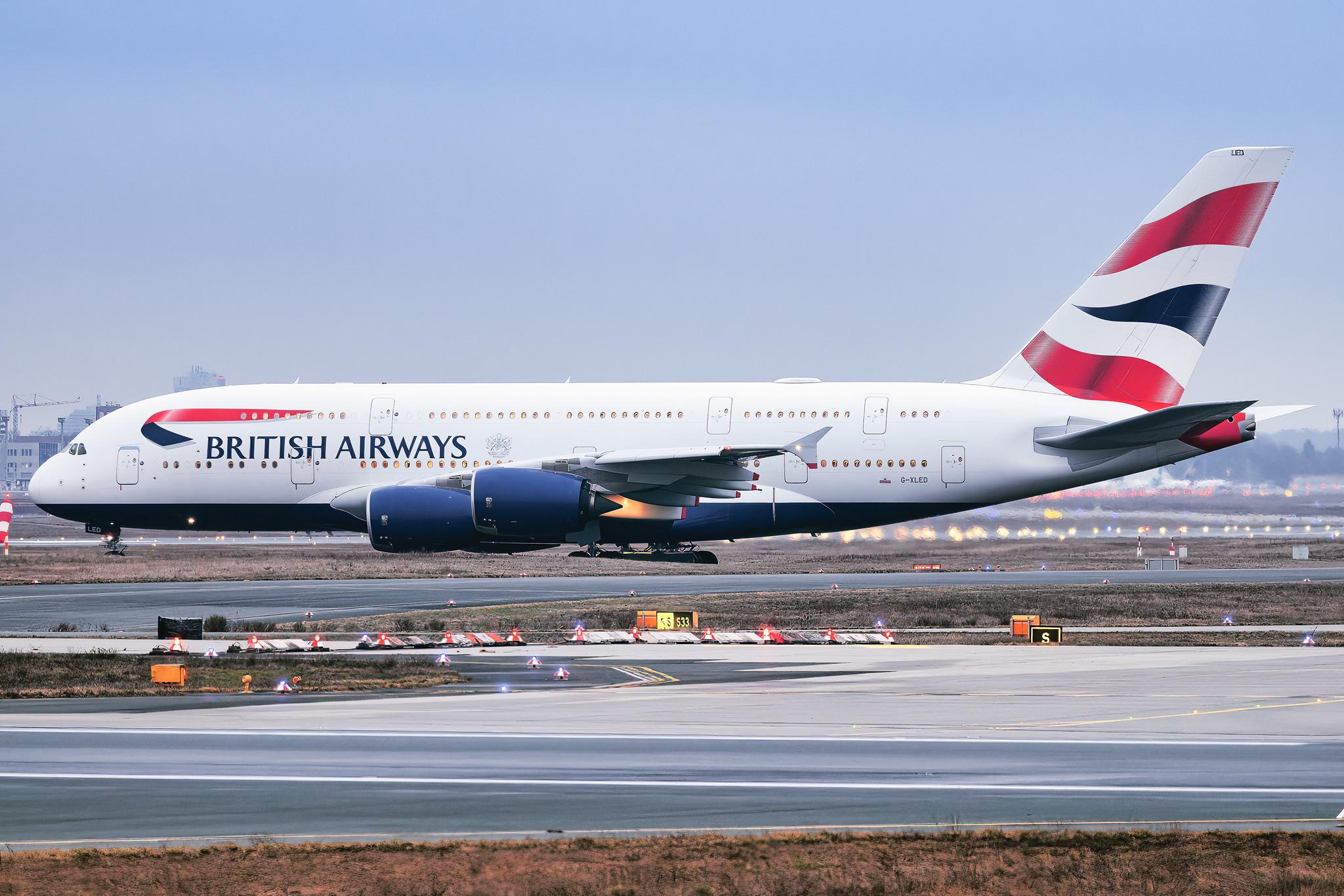 Frankfurt Airport: British Airways (BA / BAW) |  Airbus A380-841 A388 | G-XLED | MSN 144