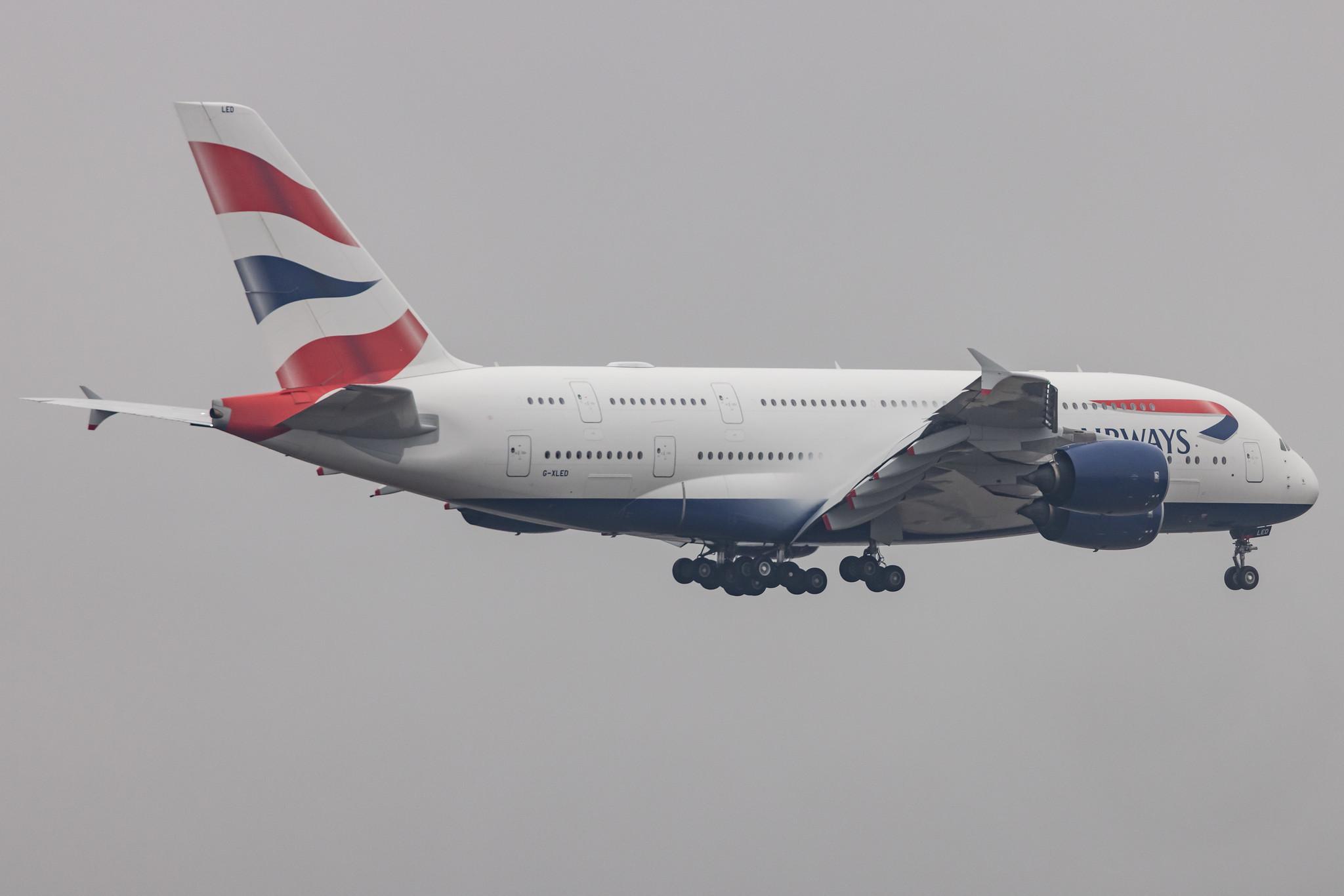 Frankfurt Airport: British Airways (BA / BAW) |  Airbus A380-841 A388 | G-XLED | MSN 144