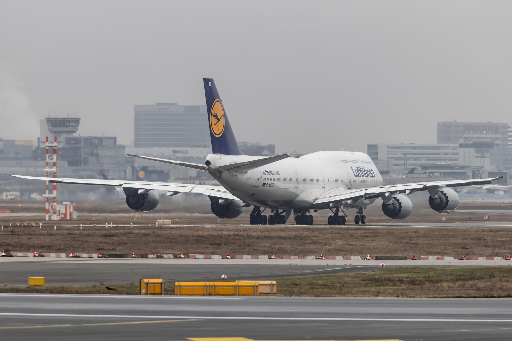 Frankfurt Airport: Lufthansa (LH / DLH) |  Boeing 747-830 B748 | D-ABYD | MSN 37829