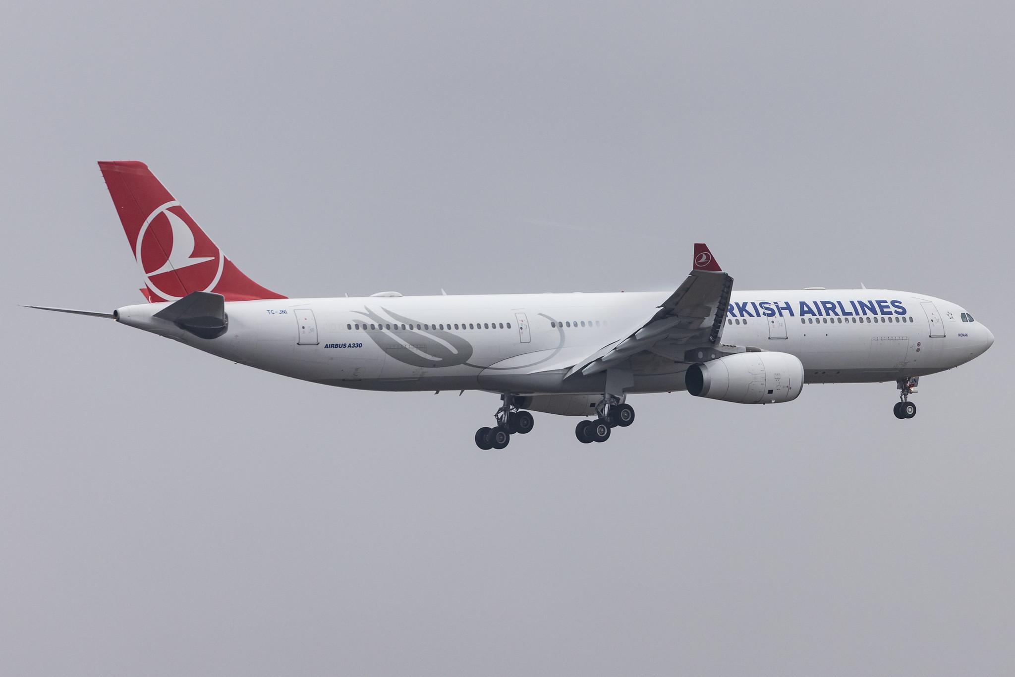 Frankfurt Airport: Turkish Airlines (TK / THY) |  Airbus A330-343 A333 | TC-JNI | MSN 1160