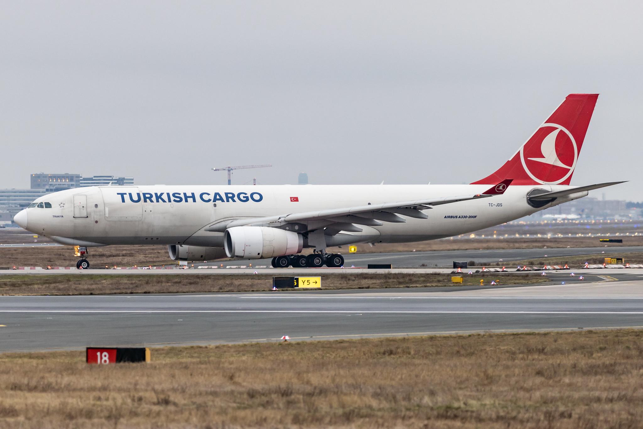 Frankfurt Airport: Turkish Cargo (TK / THY) | Operator: Turkish Airlines |  Airbus A330-243F A332 | TC-JDS | MSN 1418