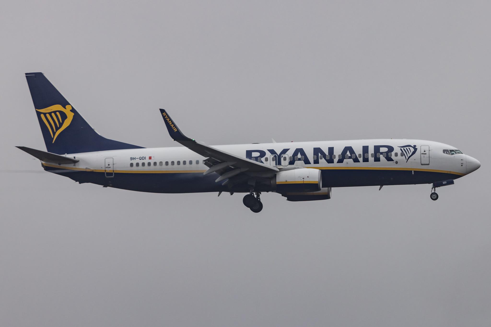Frankfurt Airport: Ryanair (FR / RYR) | Operator: Malta Air |  Boeing 737-8AS B738 | 9H-QDI | MSN 44758