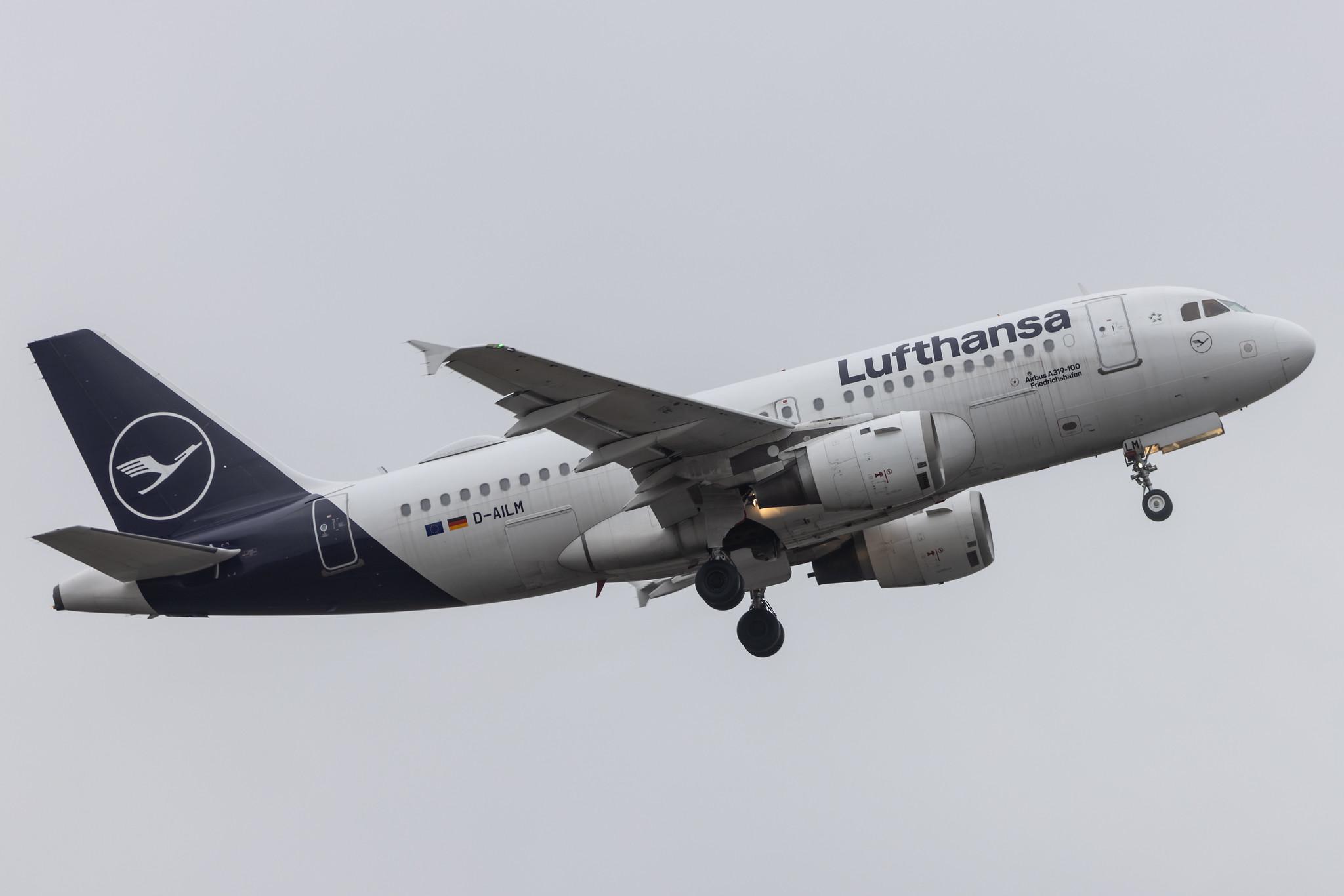Frankfurt Airport: Lufthansa (LH / DLH) |  Airbus A319-114 A319 | D-AILM | MSN 0694