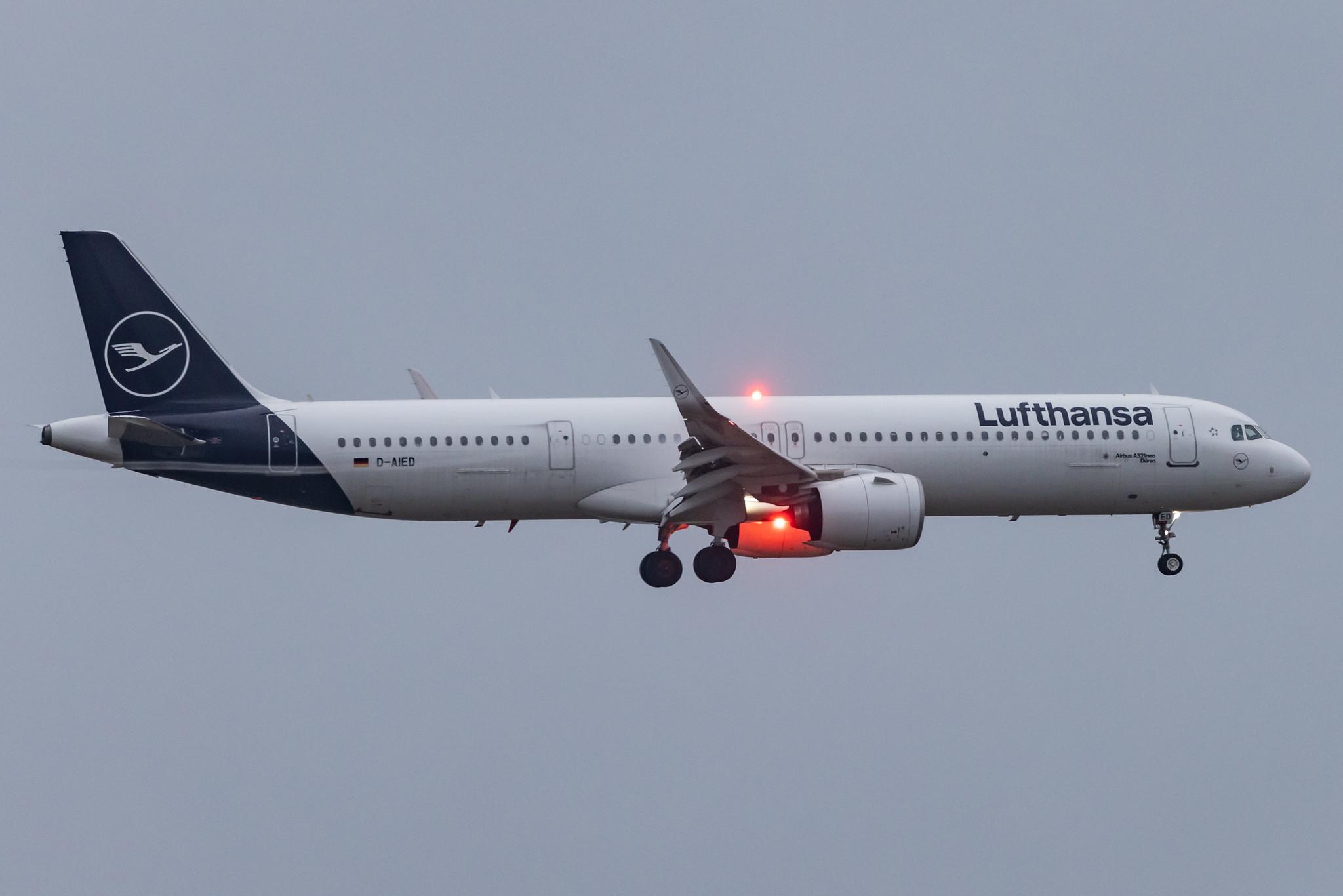 Frankfurt Airport: Lufthansa (LH / DLH) |  Airbus A321-271NX A21N | D-AIED | MSN 8958
