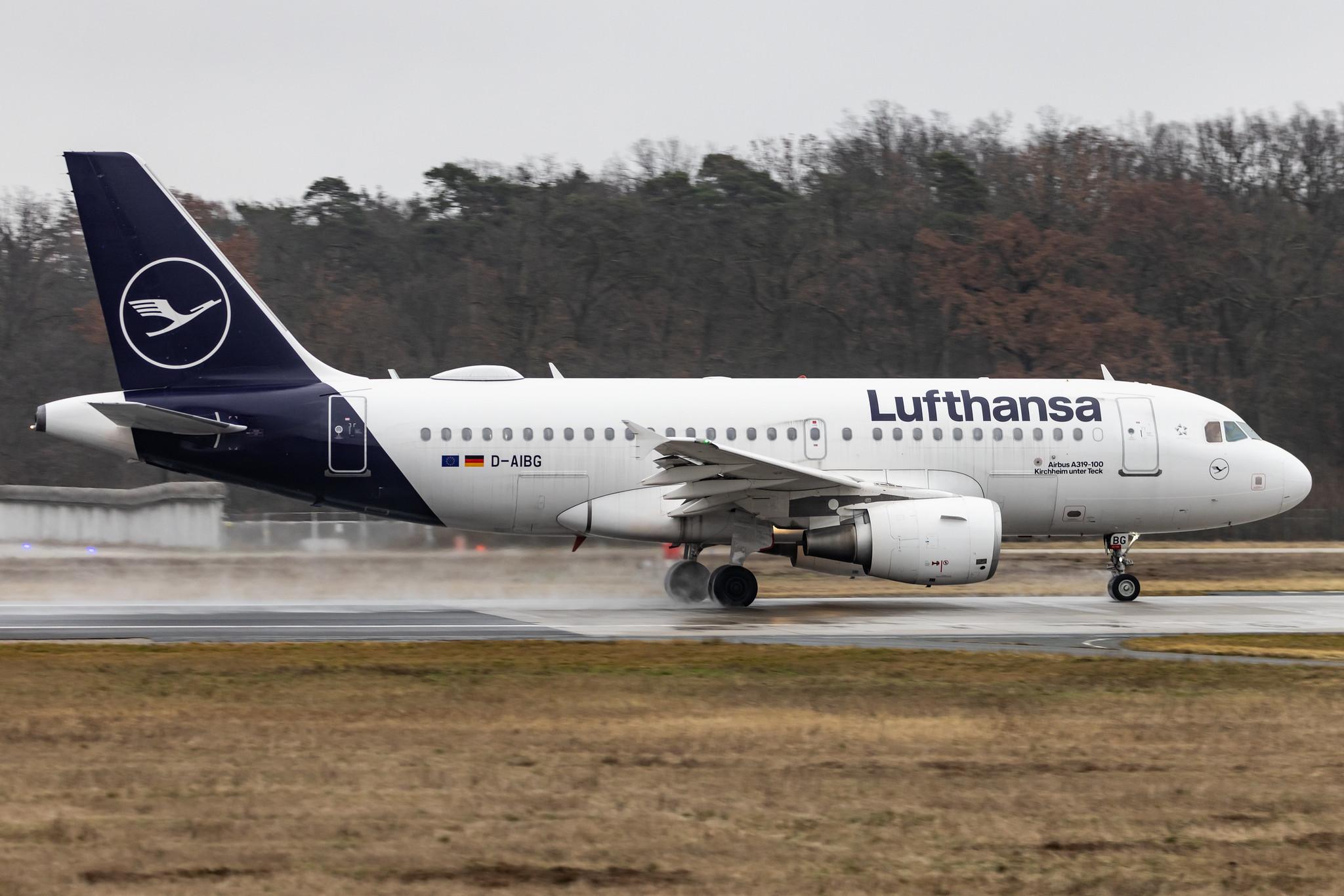 Frankfurt Airport: Lufthansa (LH / DLH) |  Airbus A319-112 A319 | D-AIBG | MSN 4841
