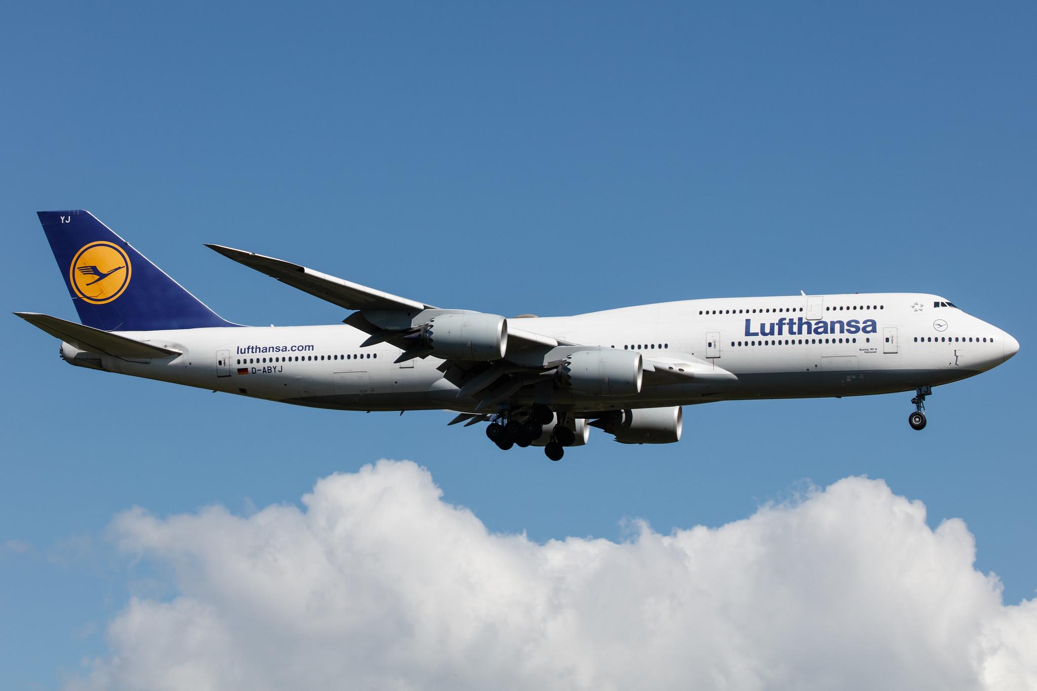 Frankfurt Airport: Lufthansa (LH / DLH) |  Boeing 747-830 B748 | D-ABYJ | MSN 37834